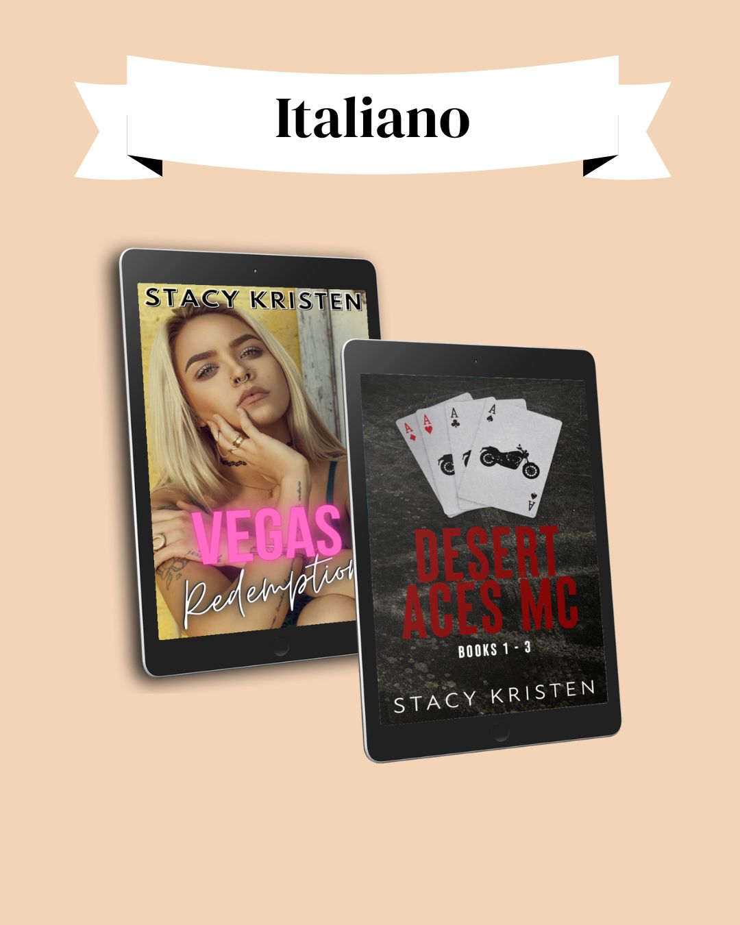 Vegas Redemption + Desert Aces MC Books 1-3 (Riscatto a Las Vegas Libro 0 + Desert Aces MC Libri 1-3) Italian Edition