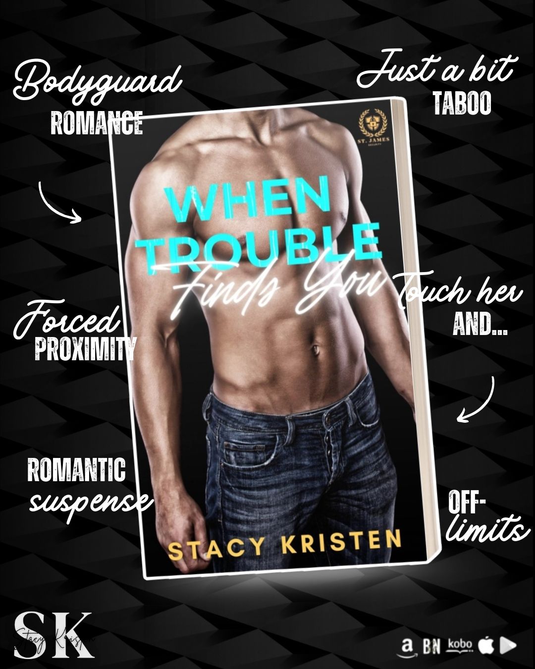 St. James Security Signed Paperback Bundle (When Trouble Finds You, When Danger Follows You, Collateral Damage) Books 1-3