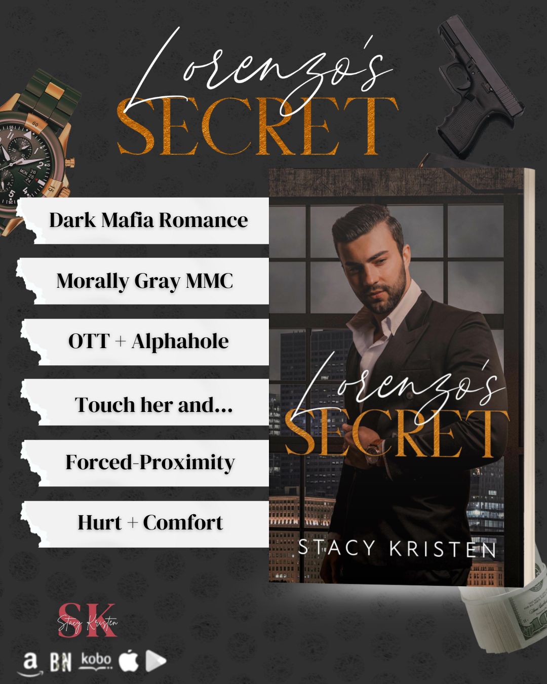 Cunning Heir & Lorenzo's Secret Signed Paperback Bundle (Damiani Crime Family Book 1 & Book 2)