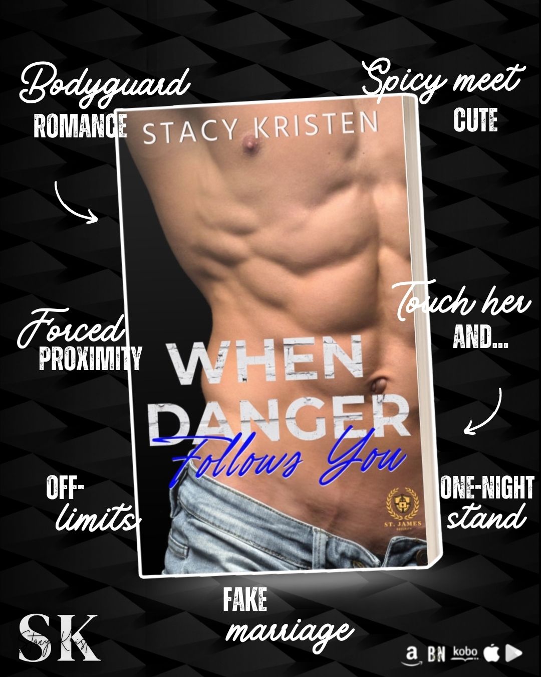 St. James Security Signed Paperback Bundle (When Trouble Finds You, When Danger Follows You, Collateral Damage) Books 1-3