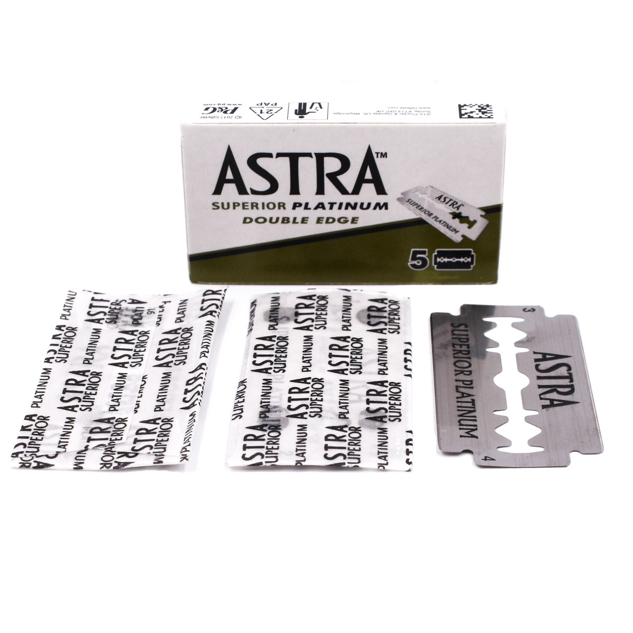 Astra Superior Platinum Double Edge Blades - 100ct