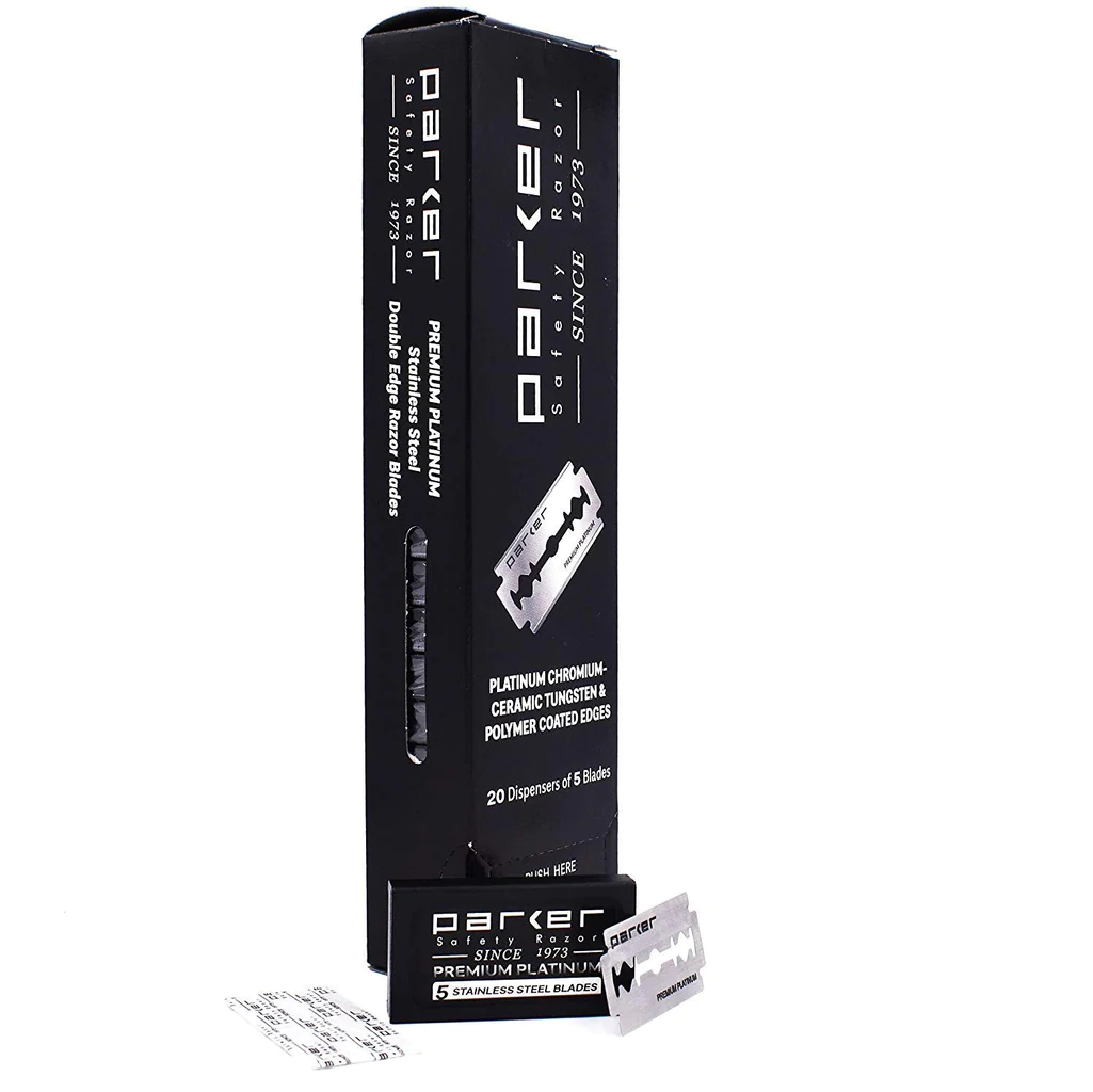 Parker Premium Double Edge 100ct DE Blades