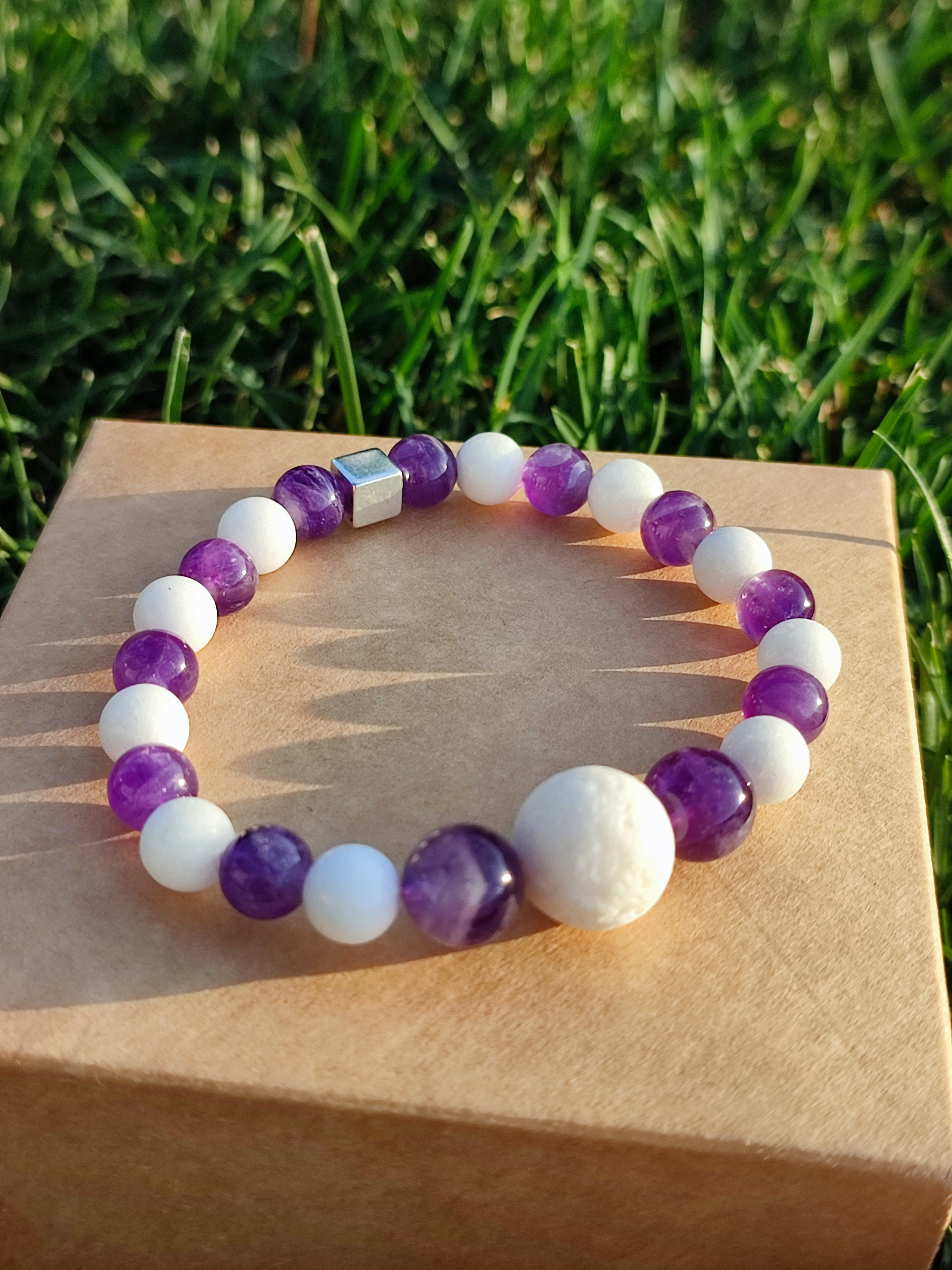 Rankų darbo apyrankė "Vidinė ramybė" + AFIRMACIJA