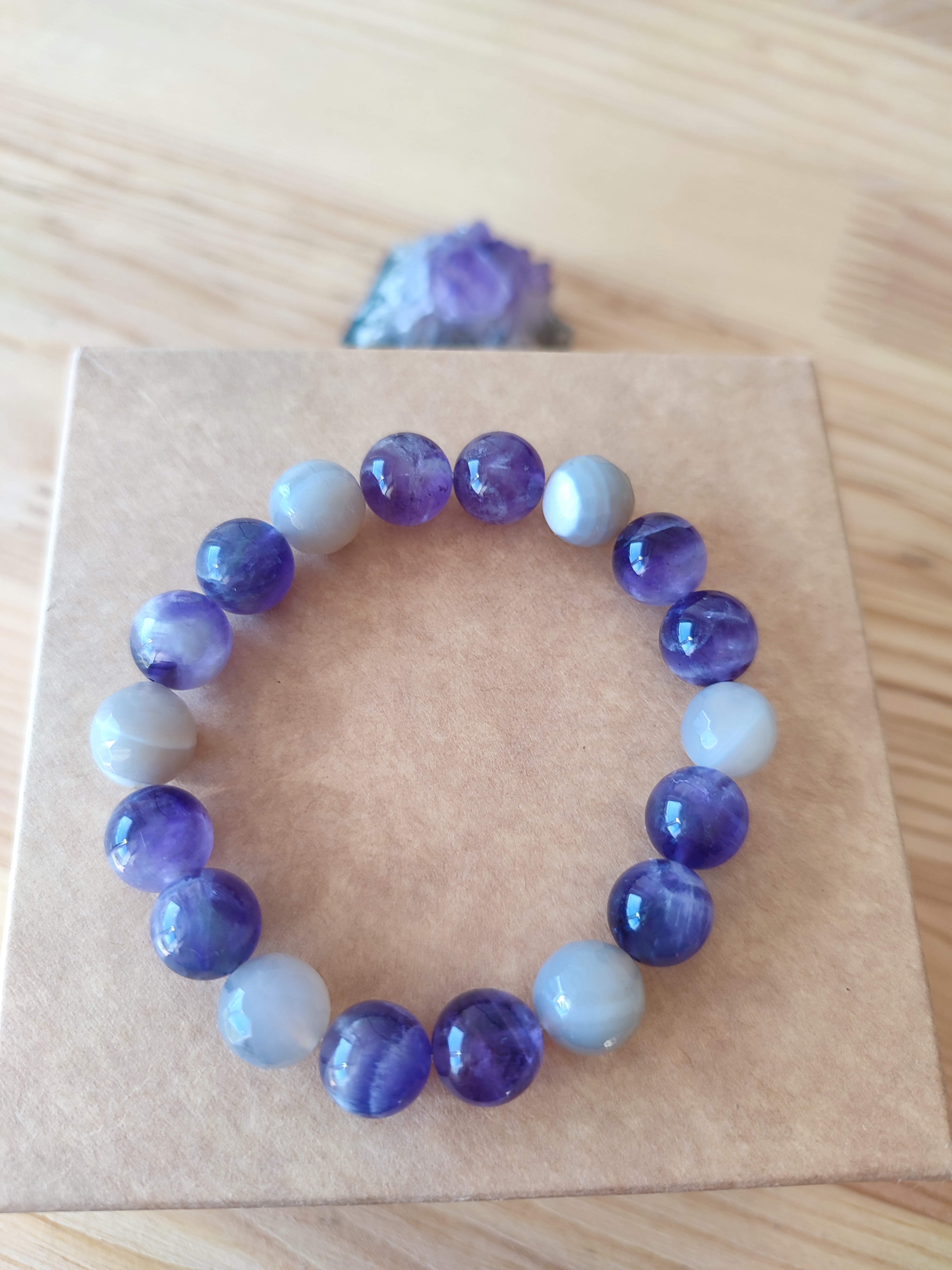 Rankų darbo apyrankė "Vidinė transformacija" + AFIRMACIJA