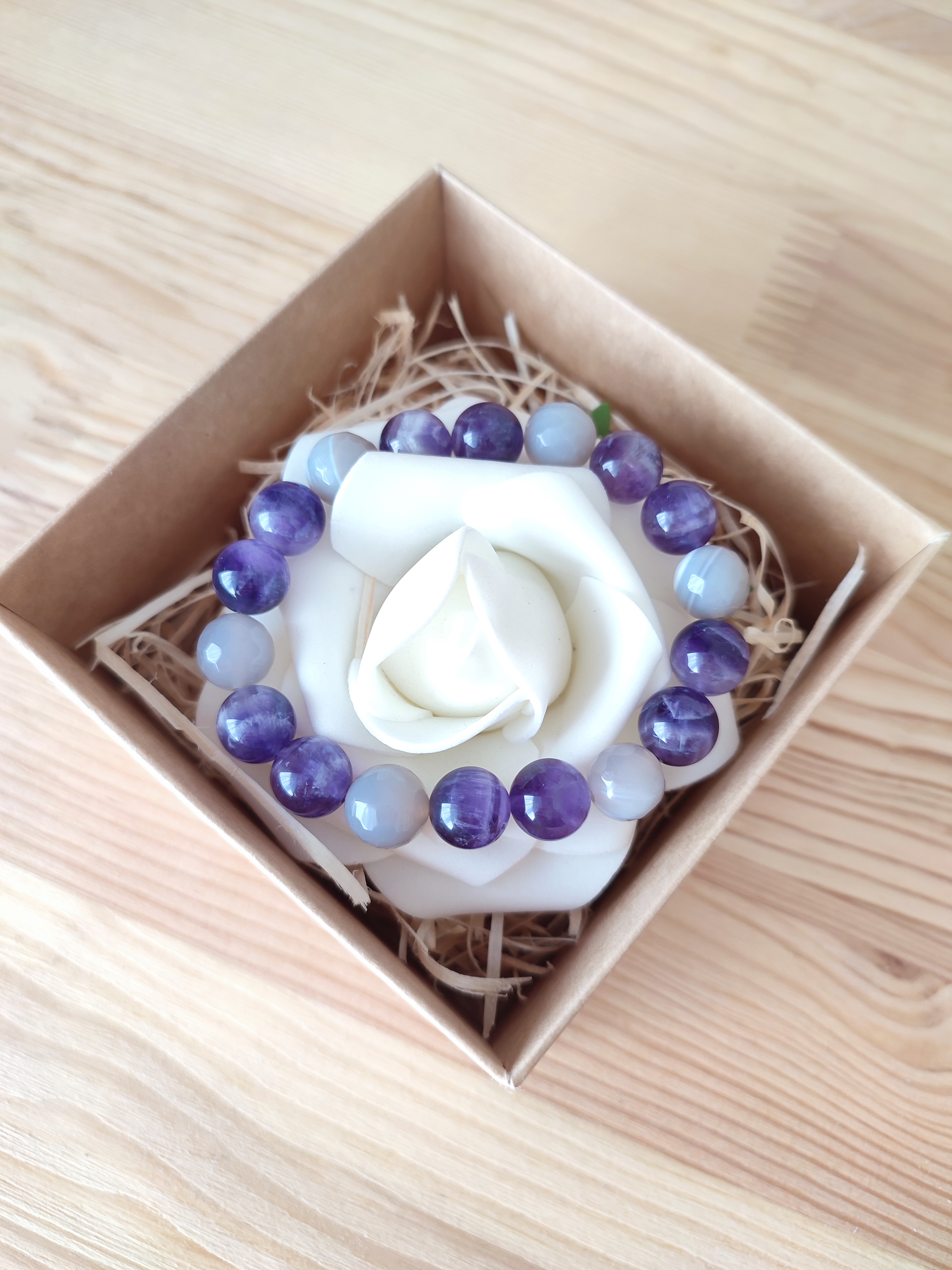 Rankų darbo apyrankė "Vidinė transformacija" + AFIRMACIJA