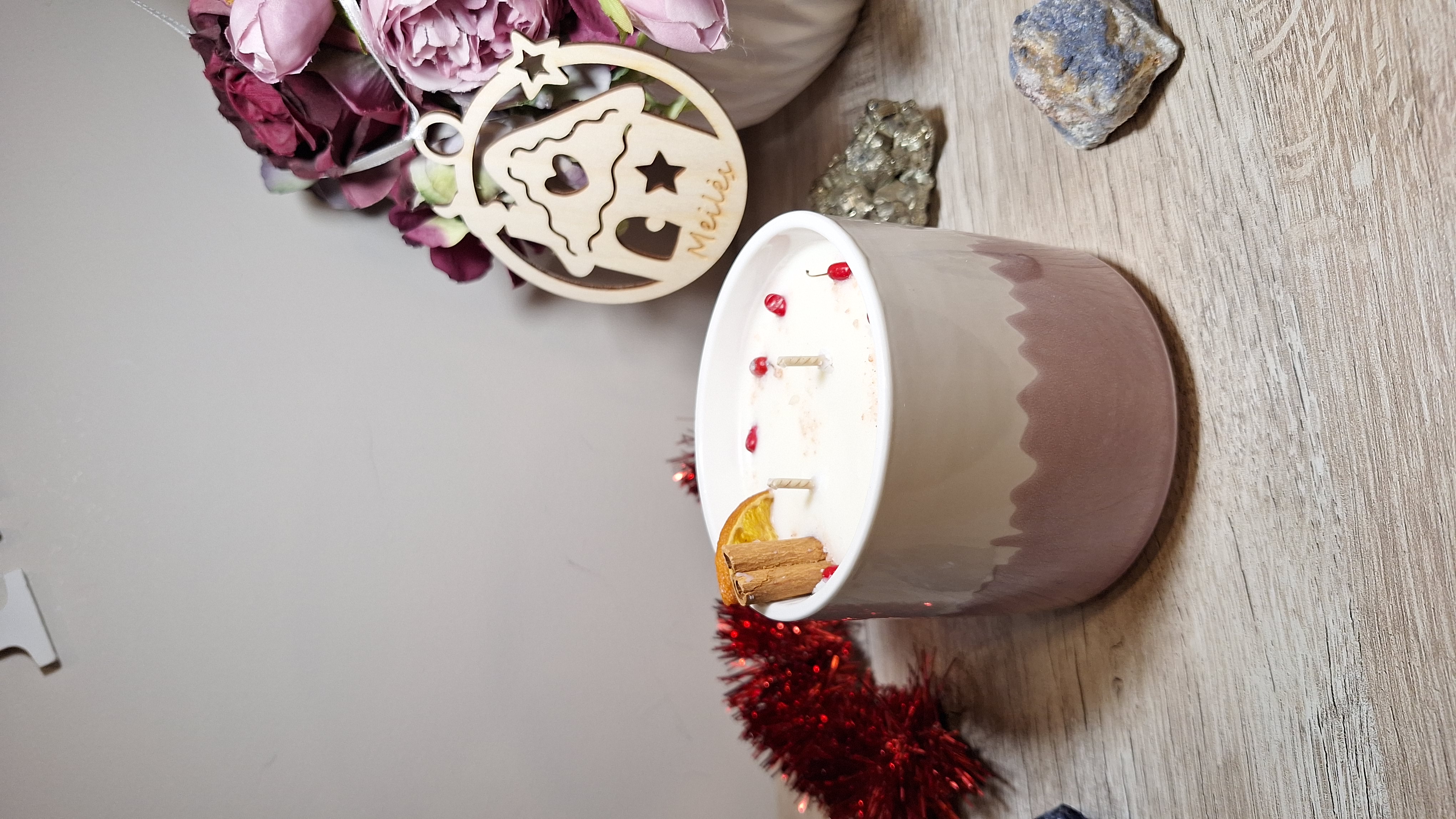 Natūrali sojų vaško žvakė "Magija"