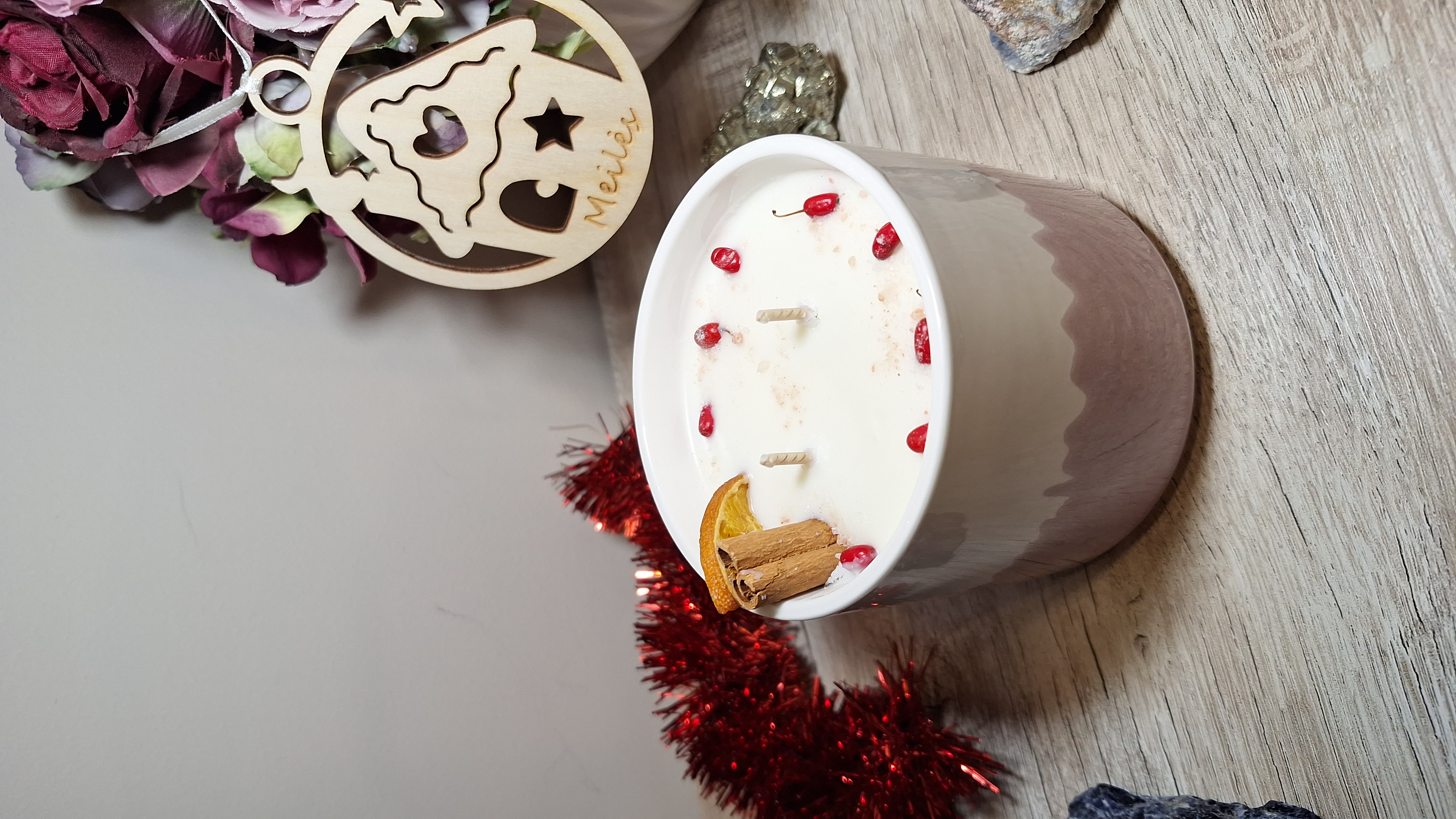 Natūrali sojų vaško žvakė "Magija"