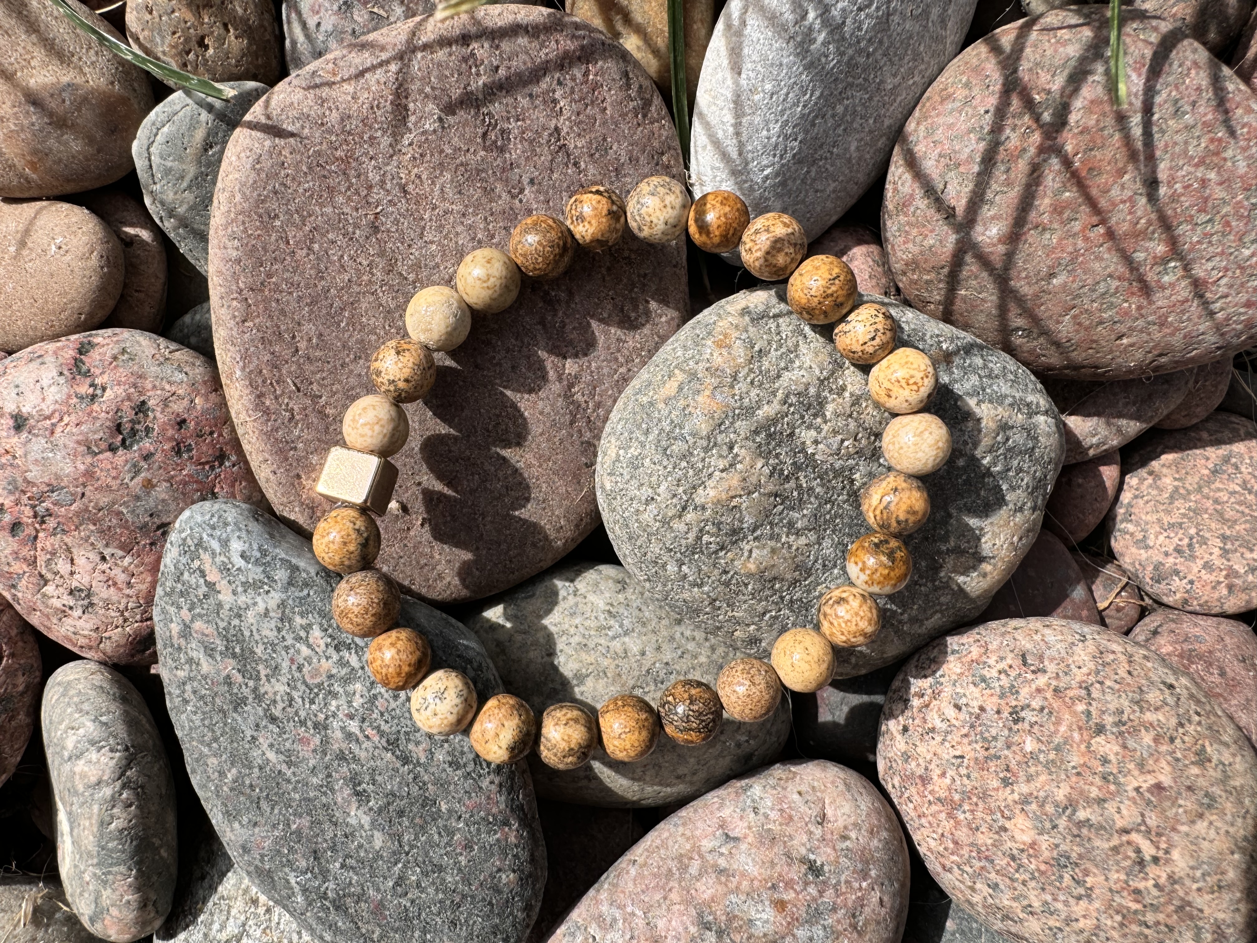 Rankų darbo apyrankė "Sielos harmonija" + AFIRMACIJA