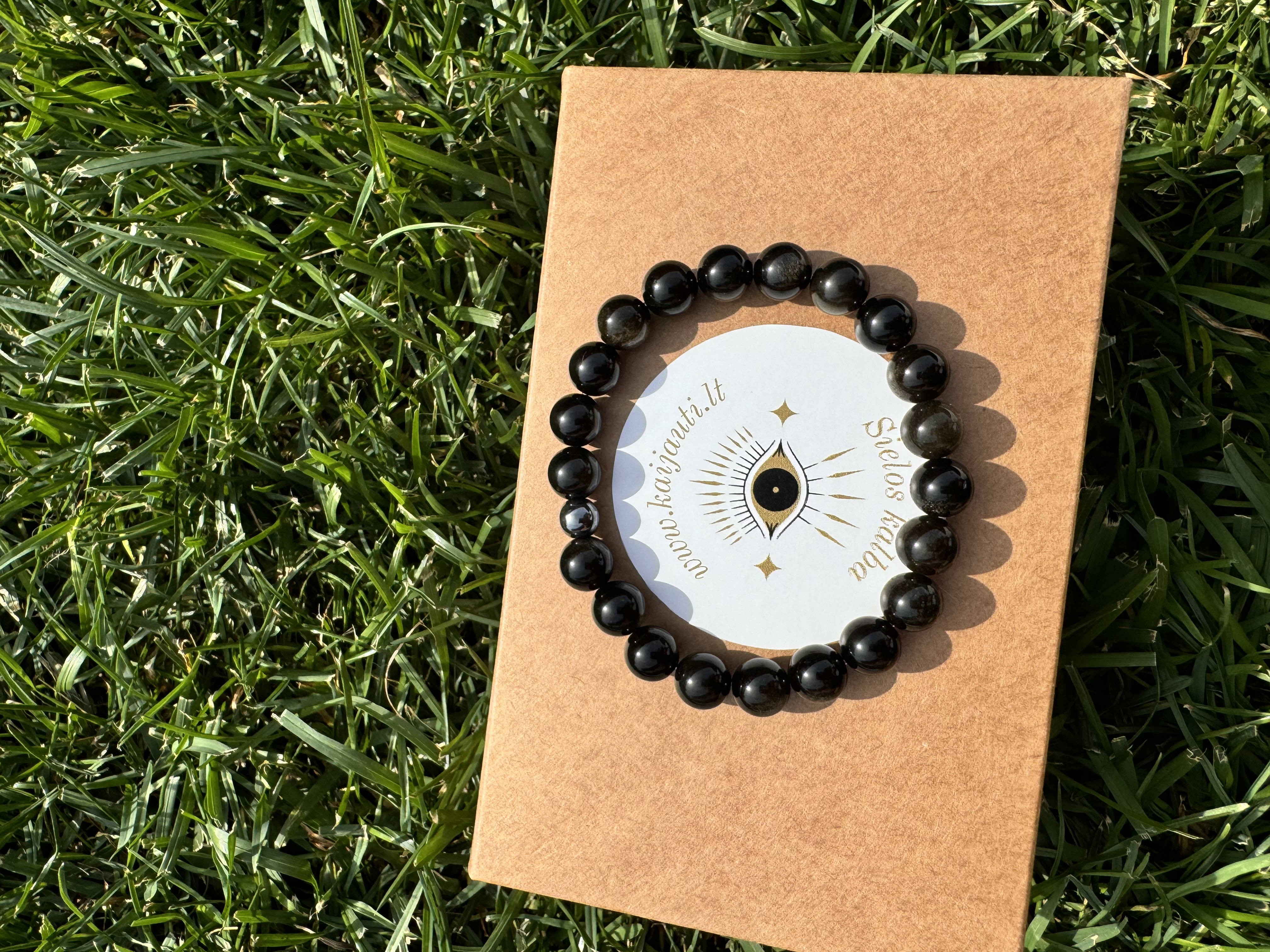 Rankų darbo apyrankė "Savęs pažinimas”+ AFIRMACIJA