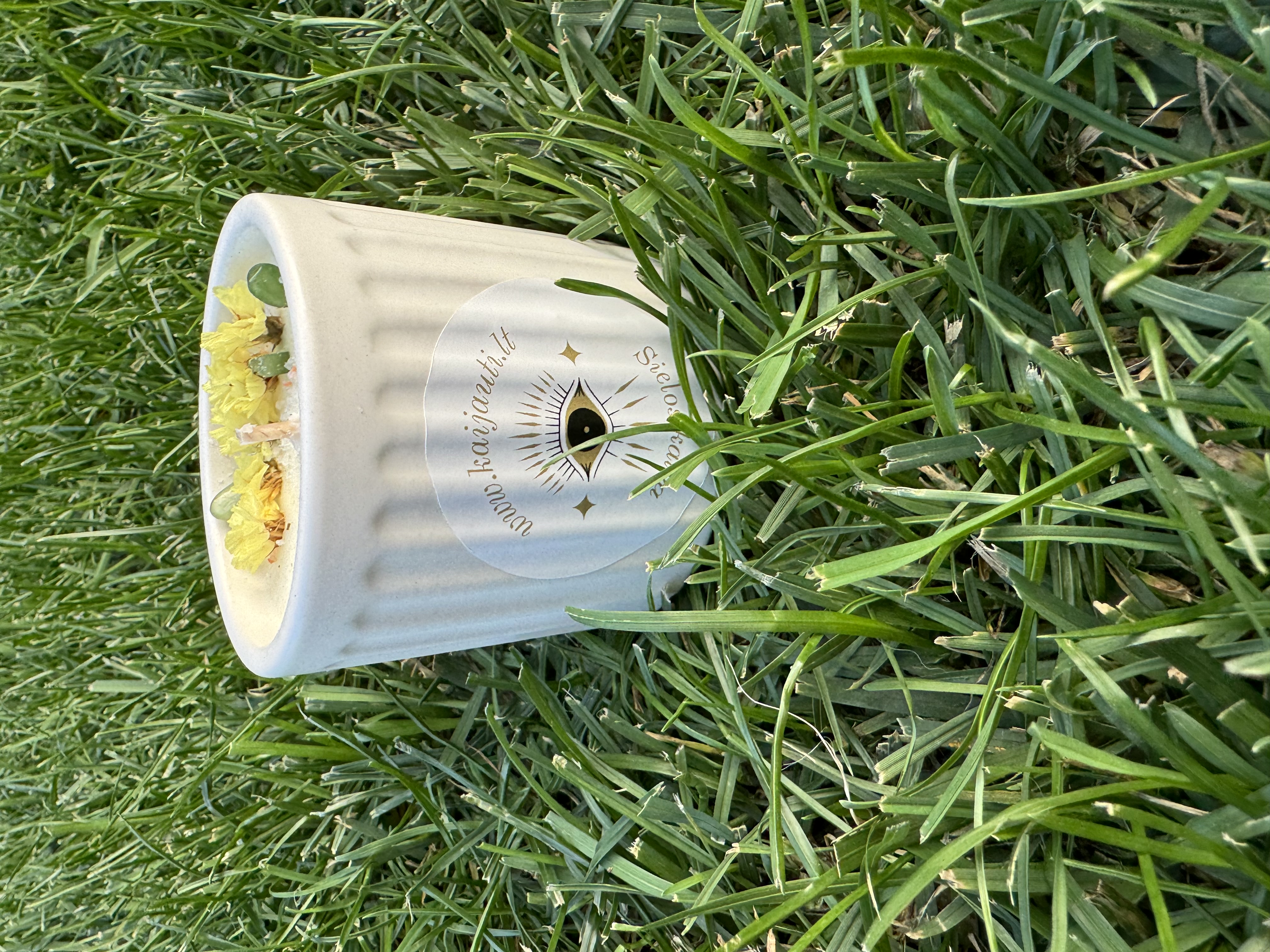 Natūrali sojų vaško žvakė "Harmonija", 180