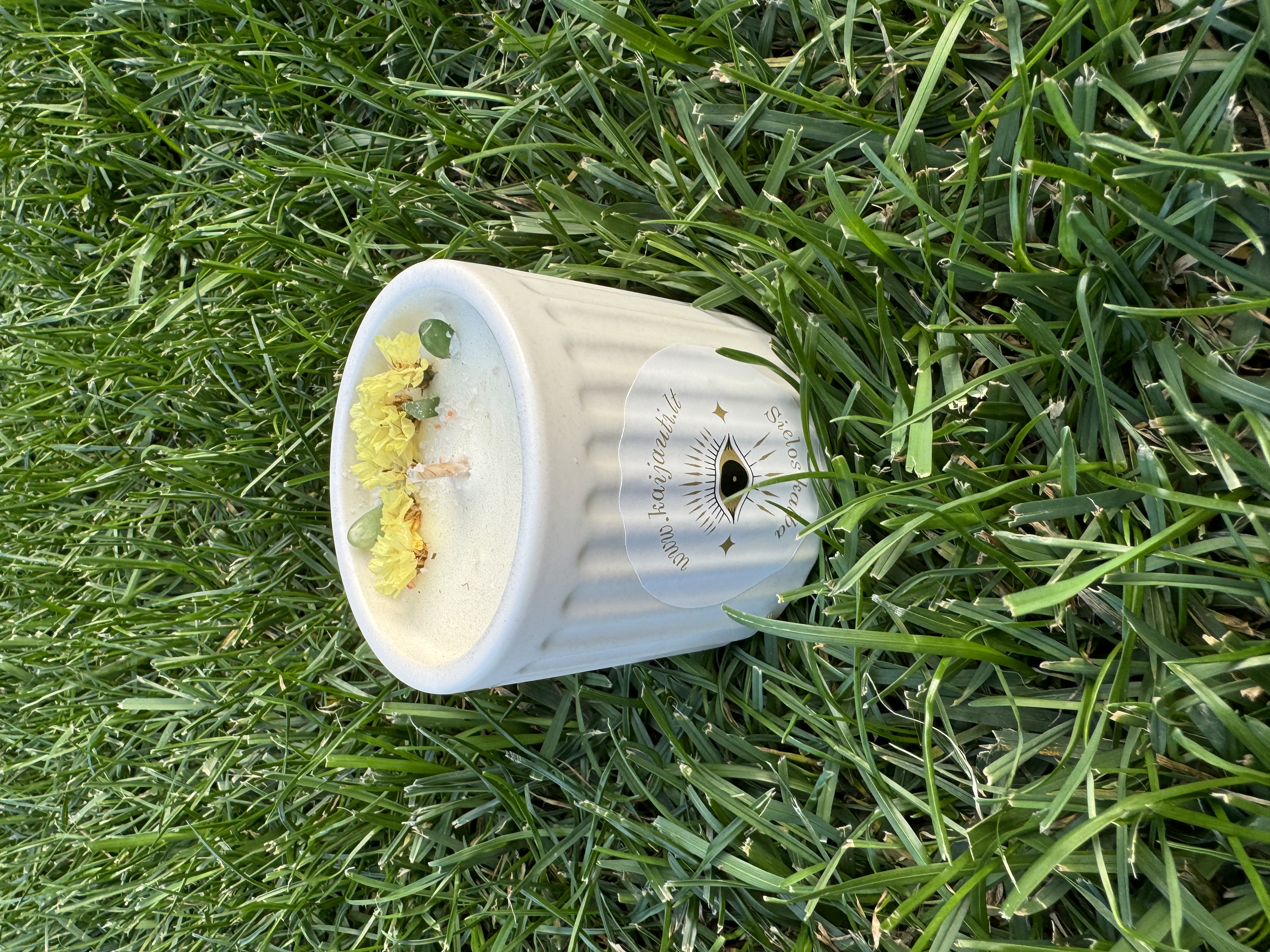 Natūrali sojų vaško žvakė "Harmonija", 180