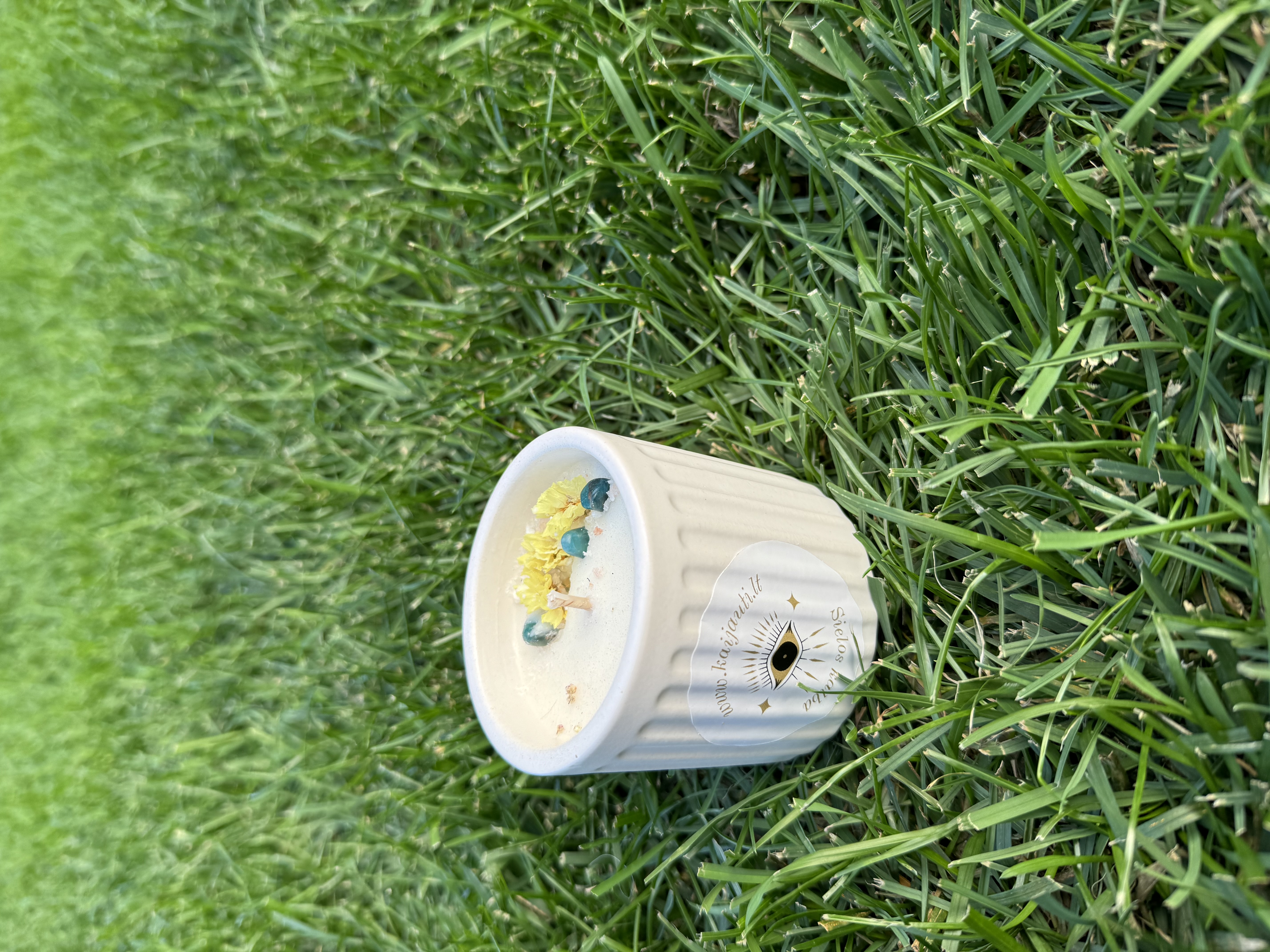 Natūrali sojų vaško žvakė "Šiluma", 180