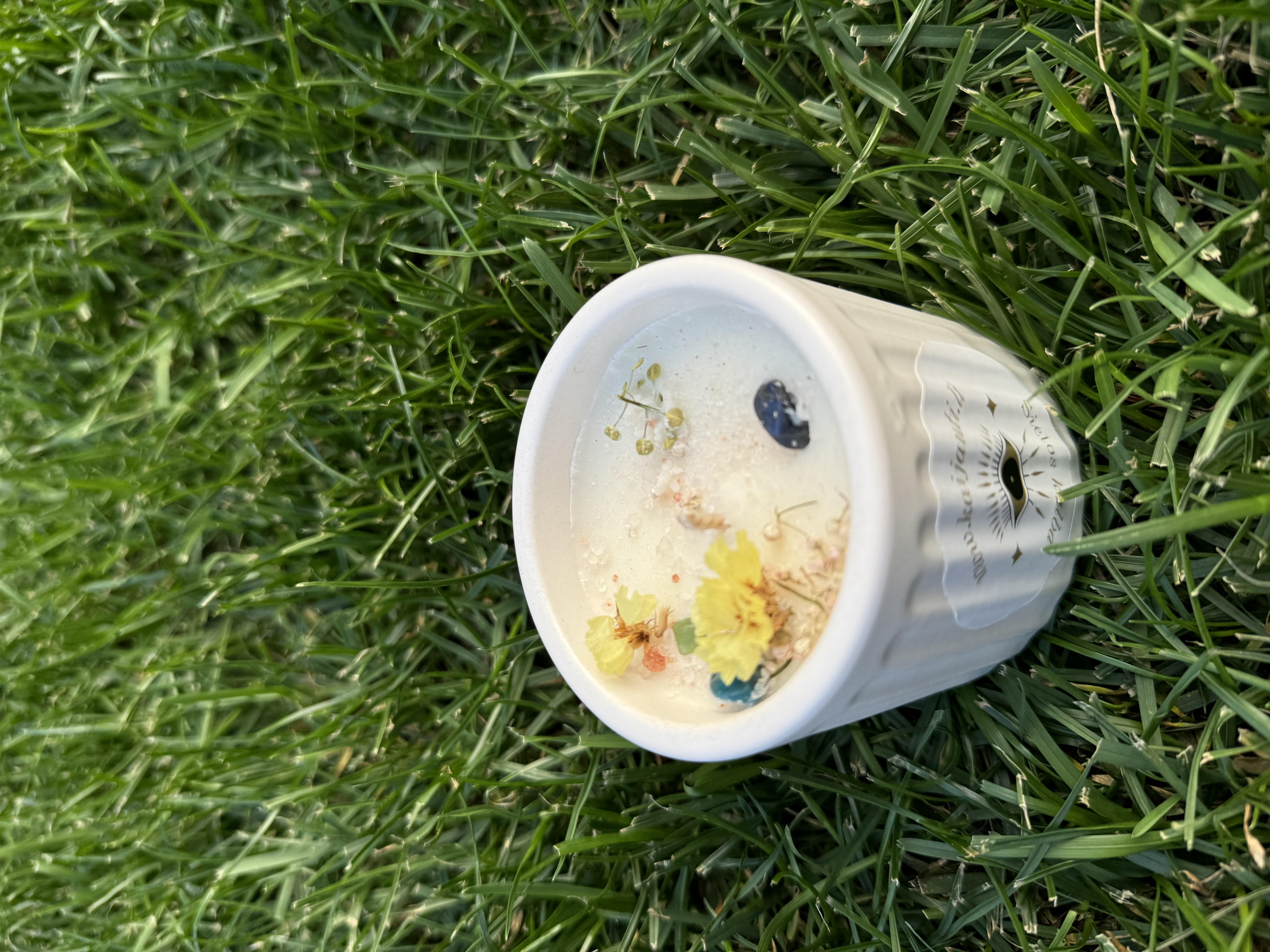 Natūrali sojų vaško žvakė "Saulė", 180