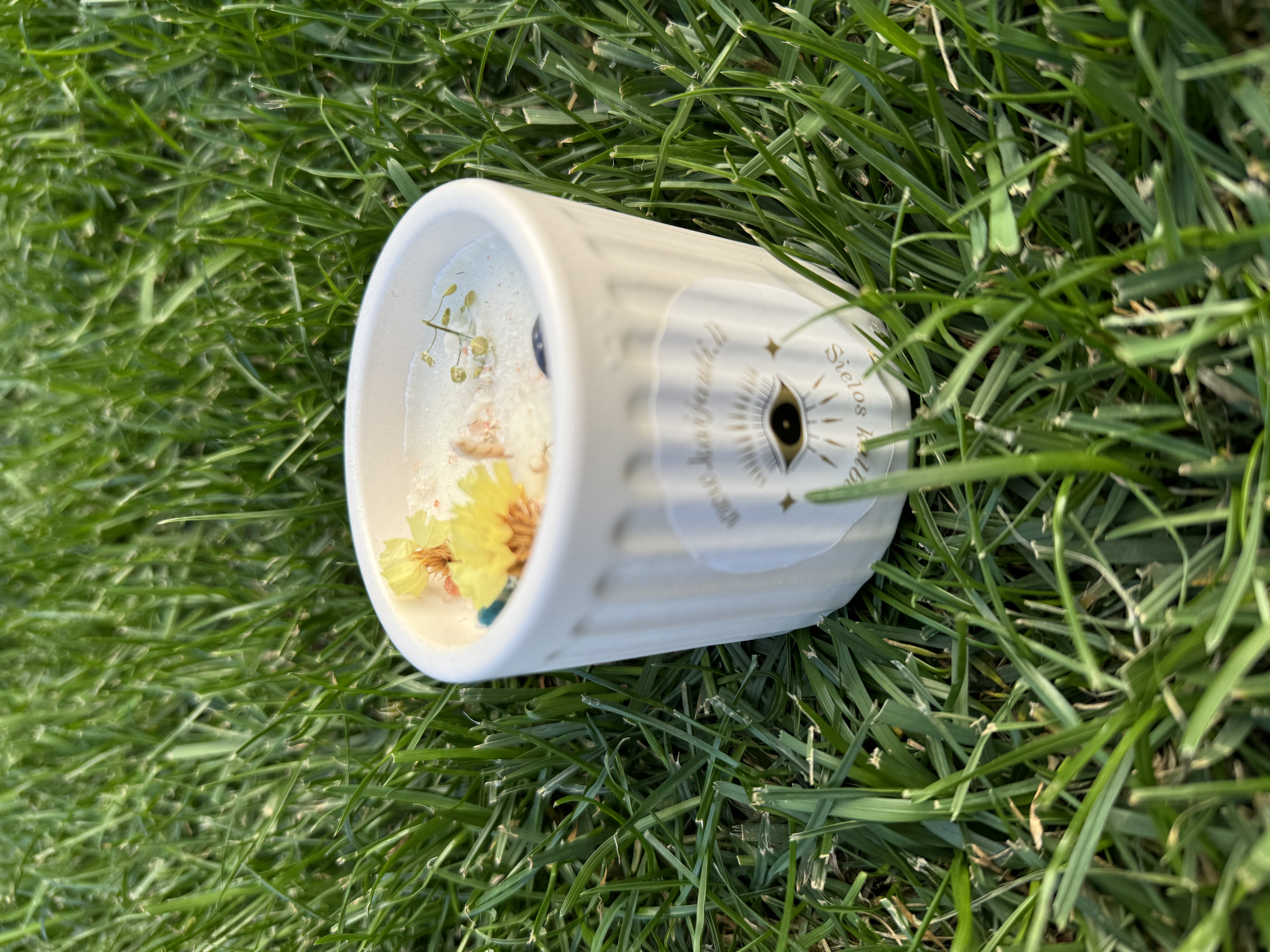 Natūrali sojų vaško žvakė "Saulė", 180