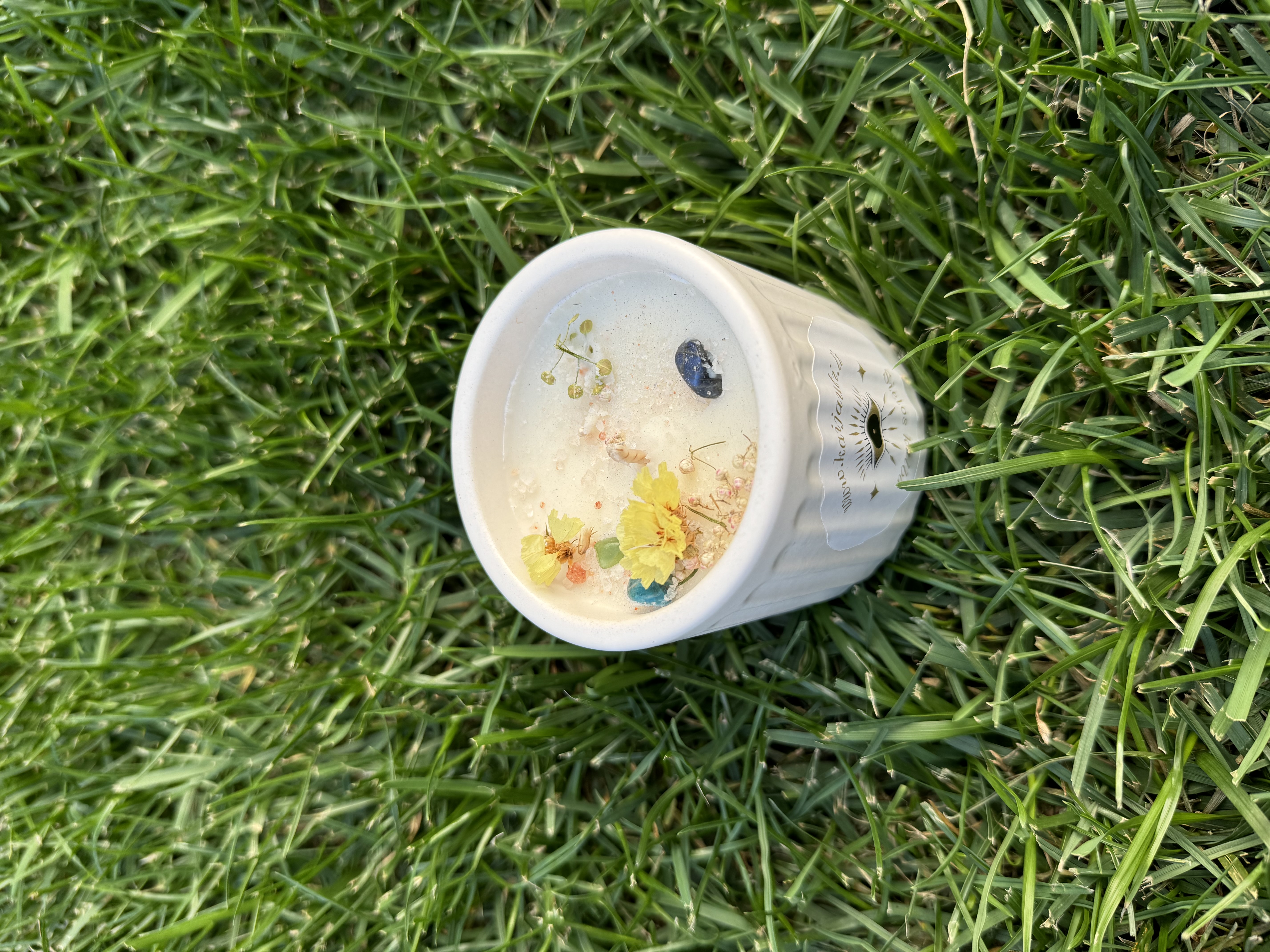 Natūrali sojų vaško žvakė "Saulė", 180