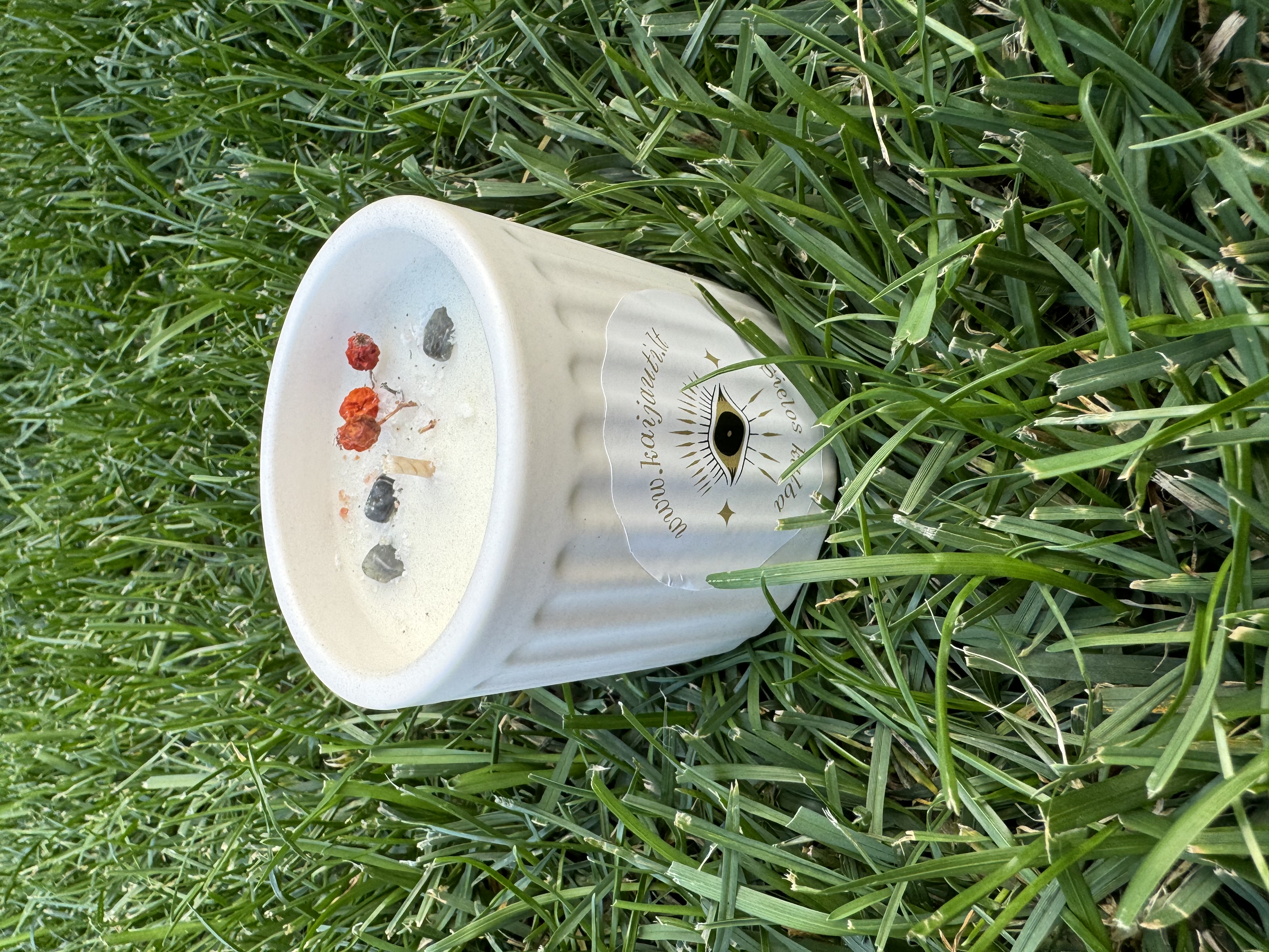 Natūrali sojų vaško žvakė "Ramybė", 180