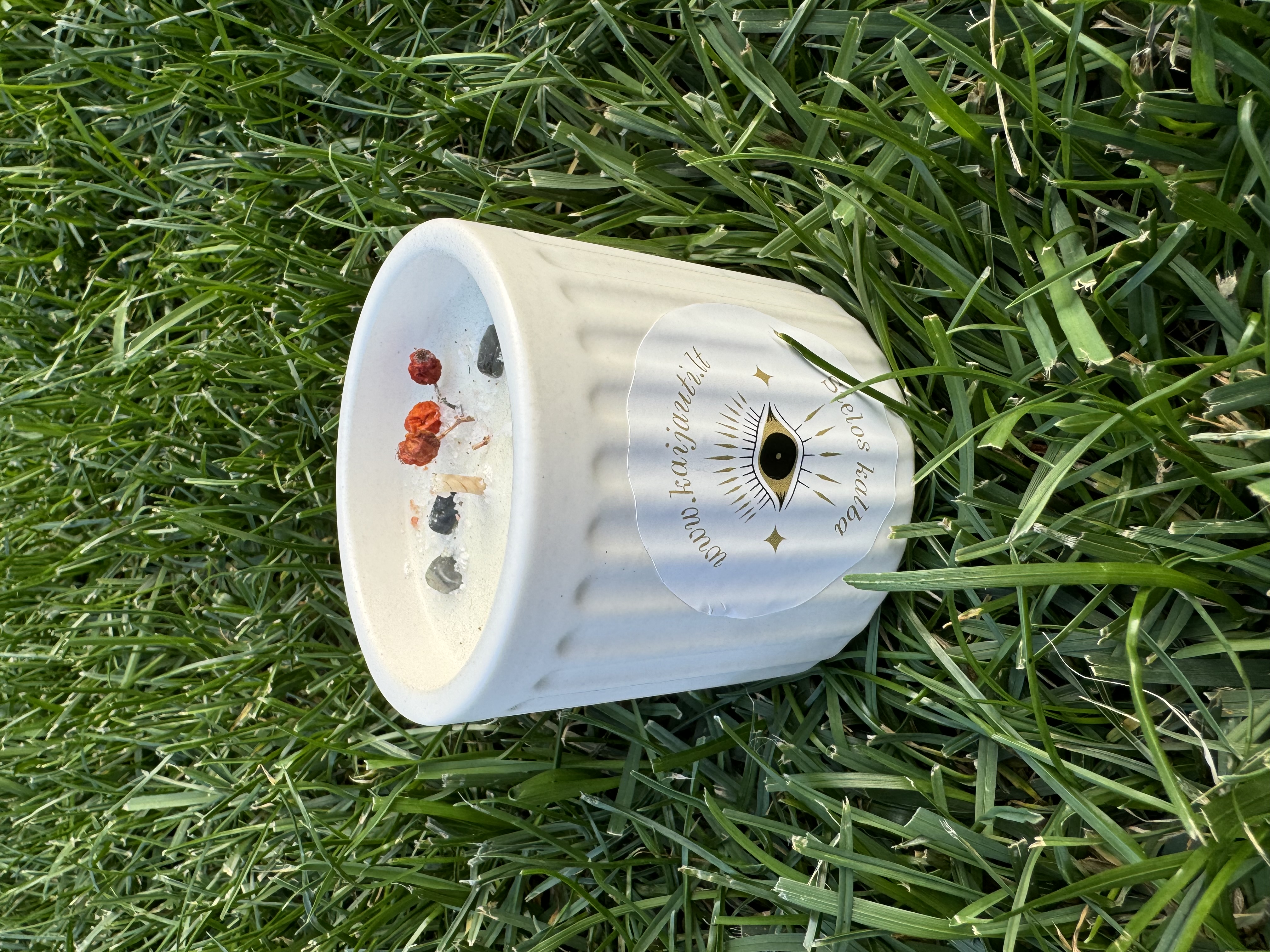 Natūrali sojų vaško žvakė "Ramybė", 180