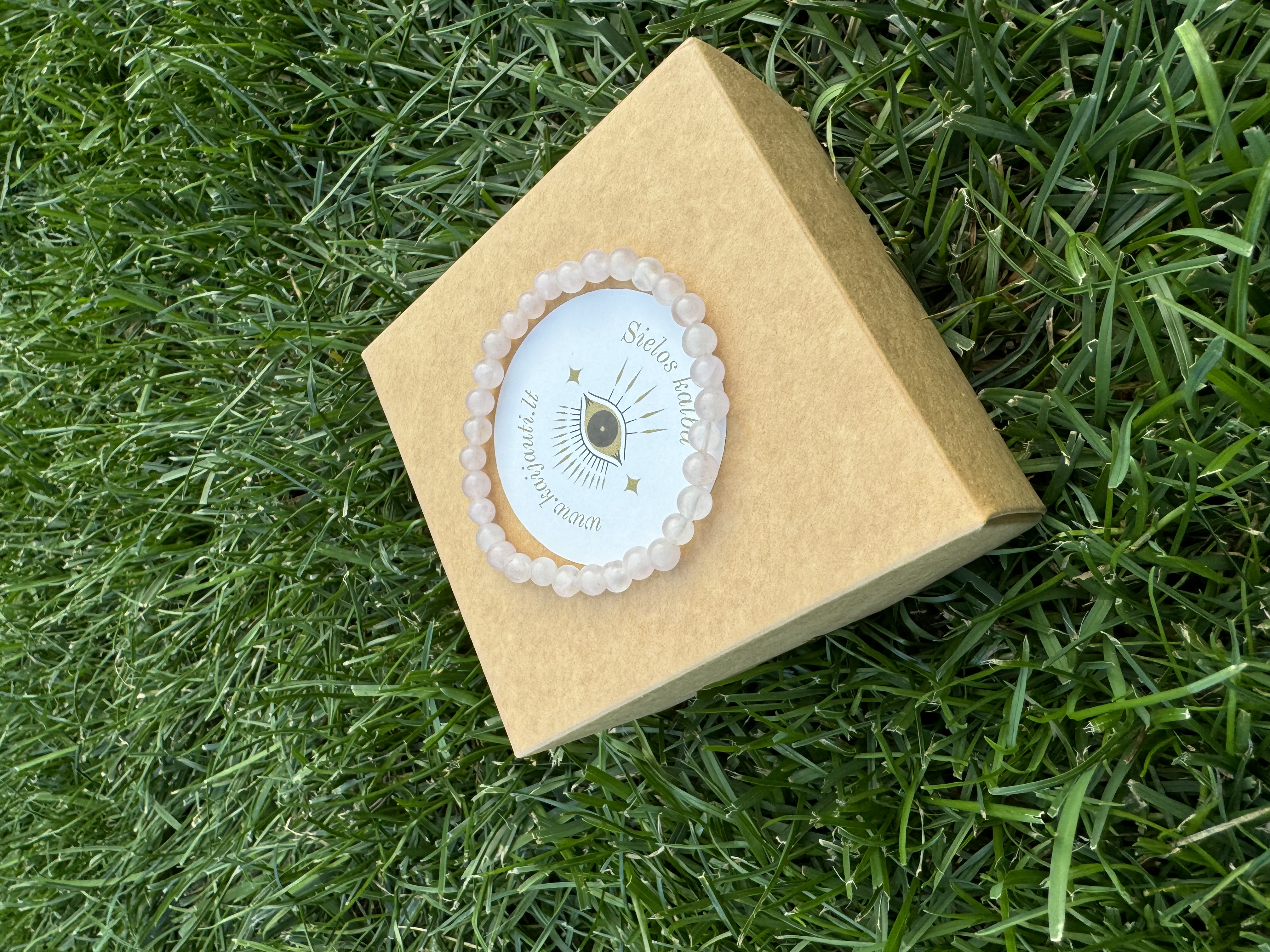 Rankų darbo apyrankė "Meilė sau" + AFIRMACIJA