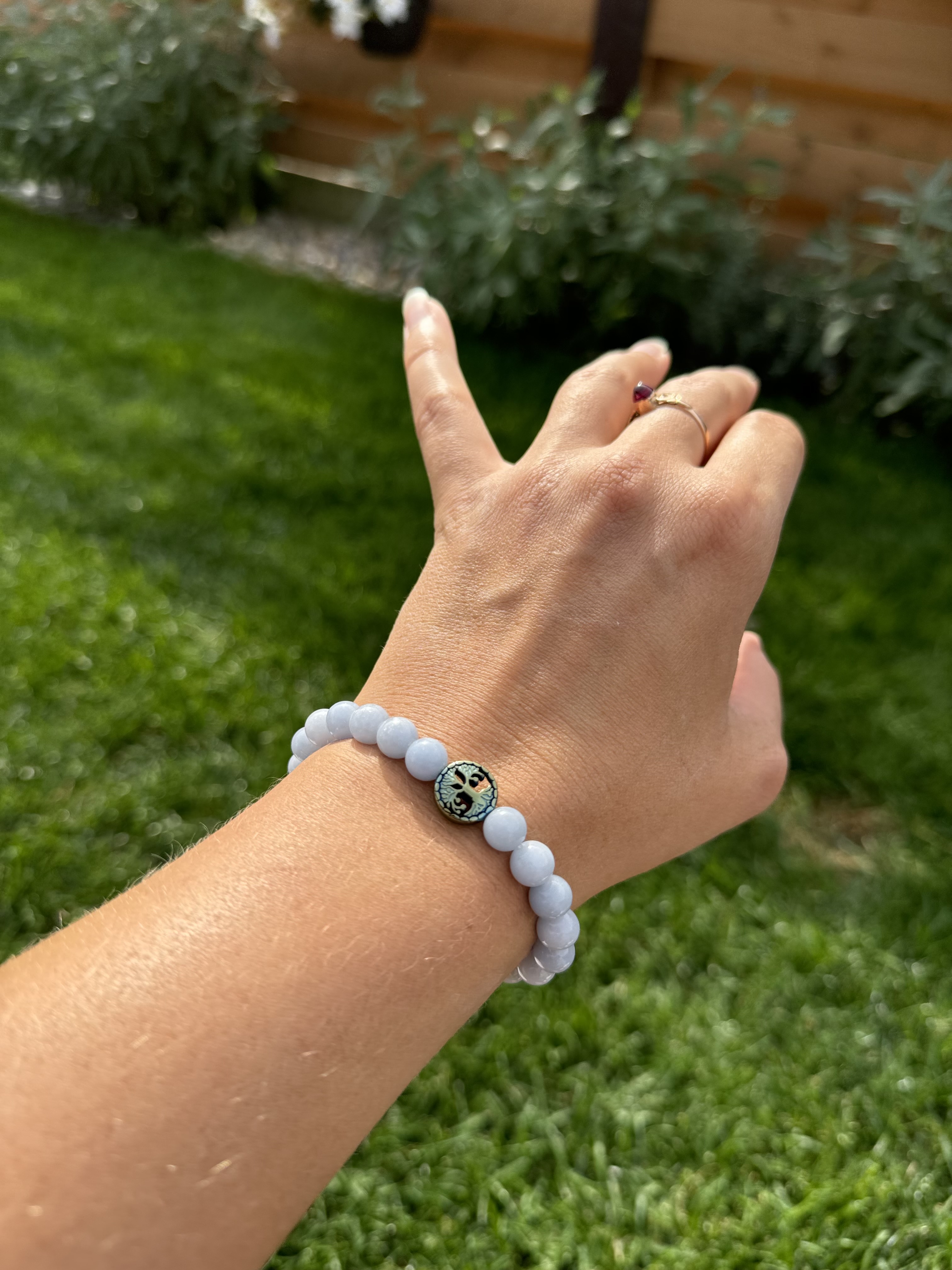 Rankų darbo apyrankė “Dvasinis ryšys”+ AFIRMACIJA