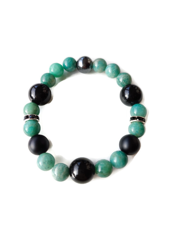 Rankų darbo apyrankė  "Sėkminga komunikacija" + AFIRMACIJA