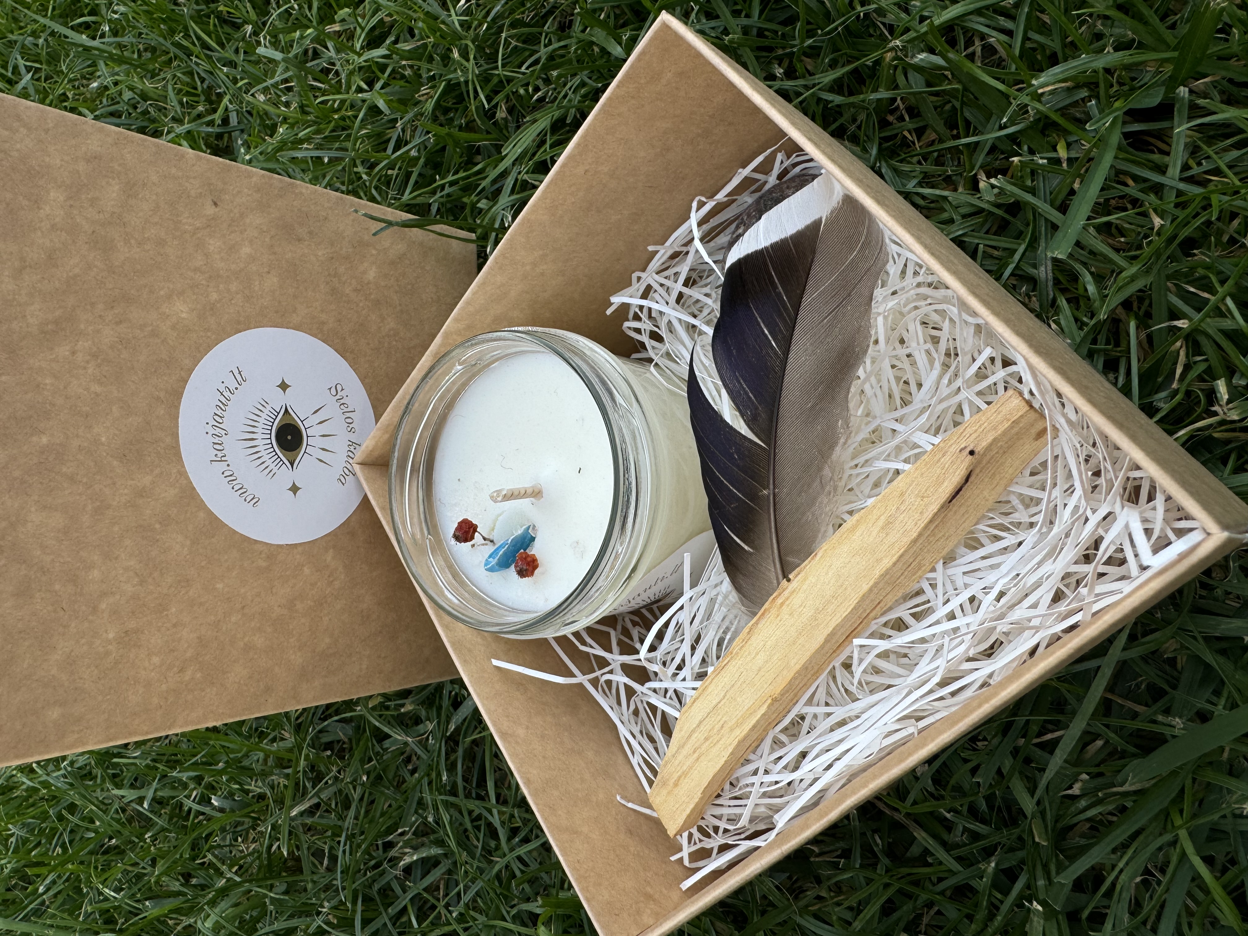 Žvakės ir Palo Santo rinkinys Nr. 1