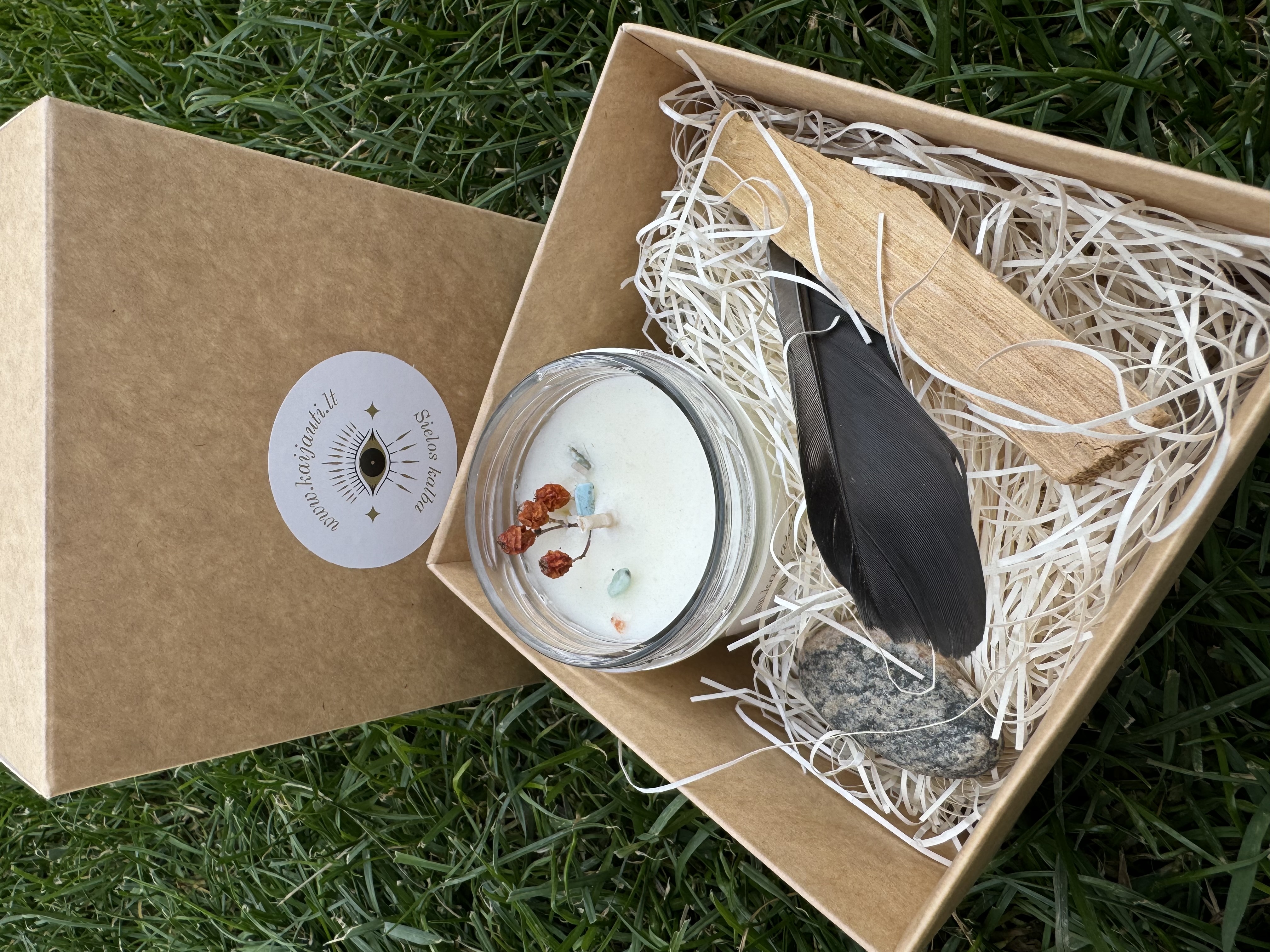 Žvakės ir Palo Santo rinkinys Nr. 2