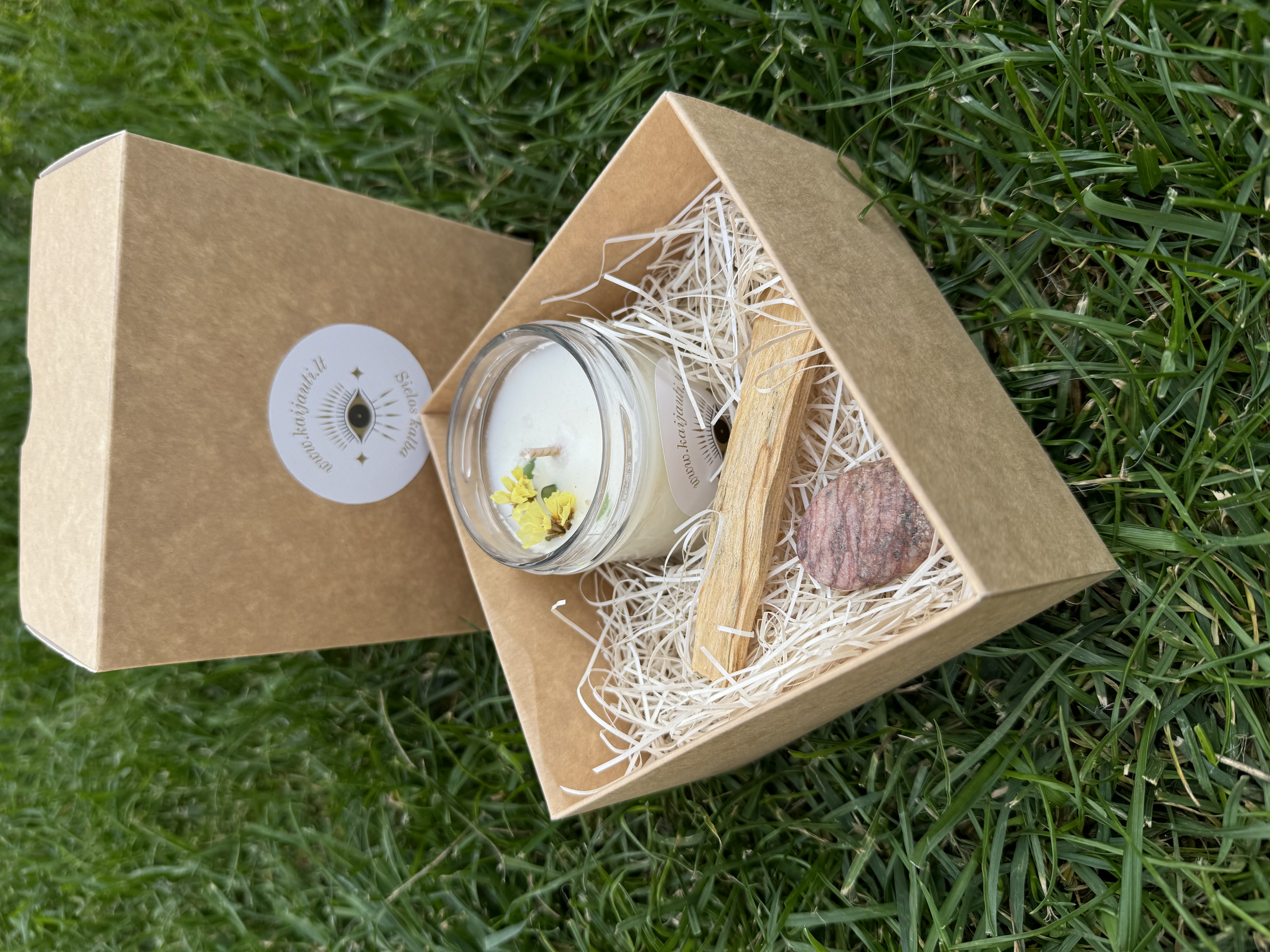 Žvakės ir Palo Santo rinkinys Nr. 3