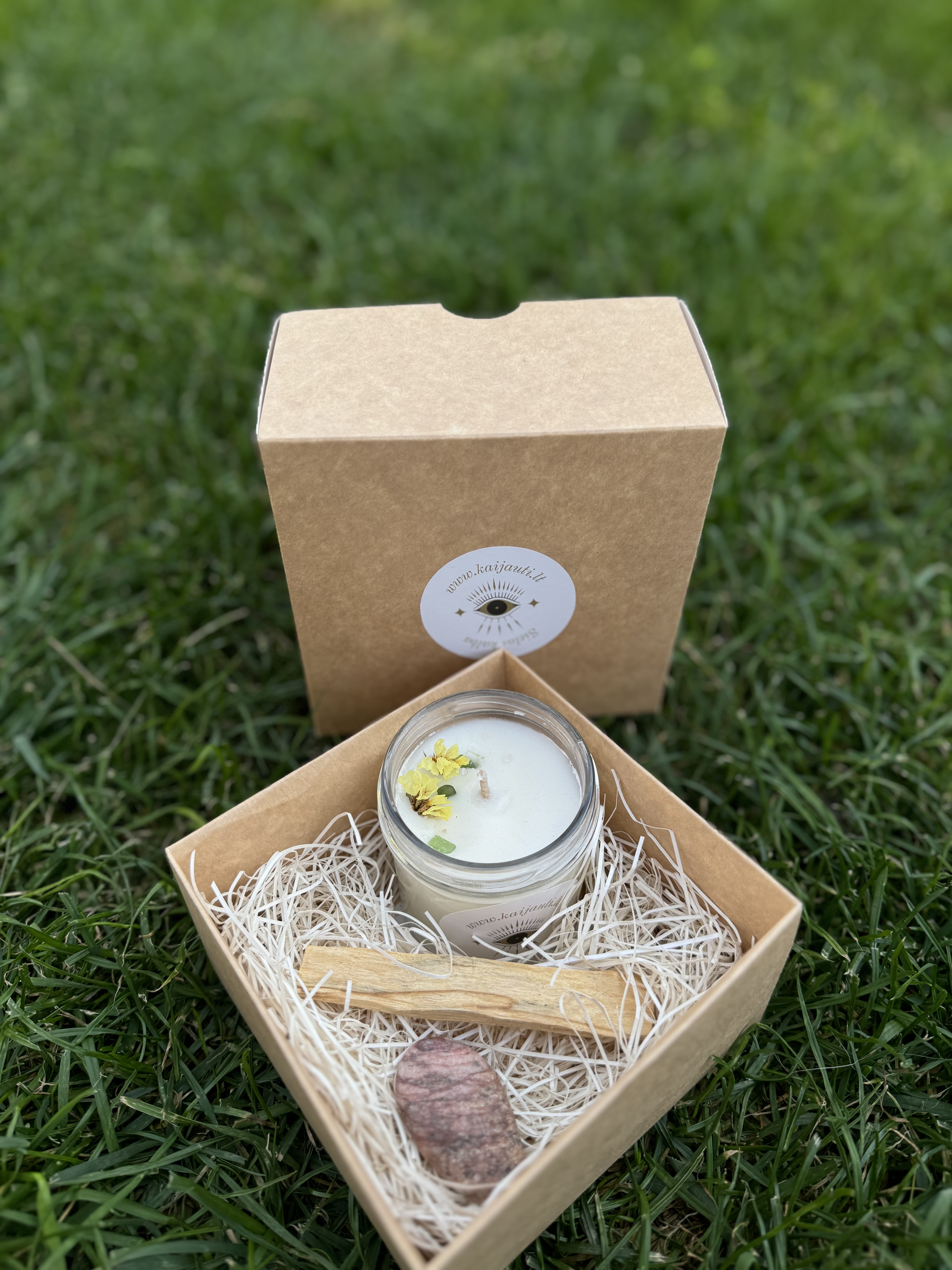 Žvakės ir Palo Santo rinkinys Nr. 3