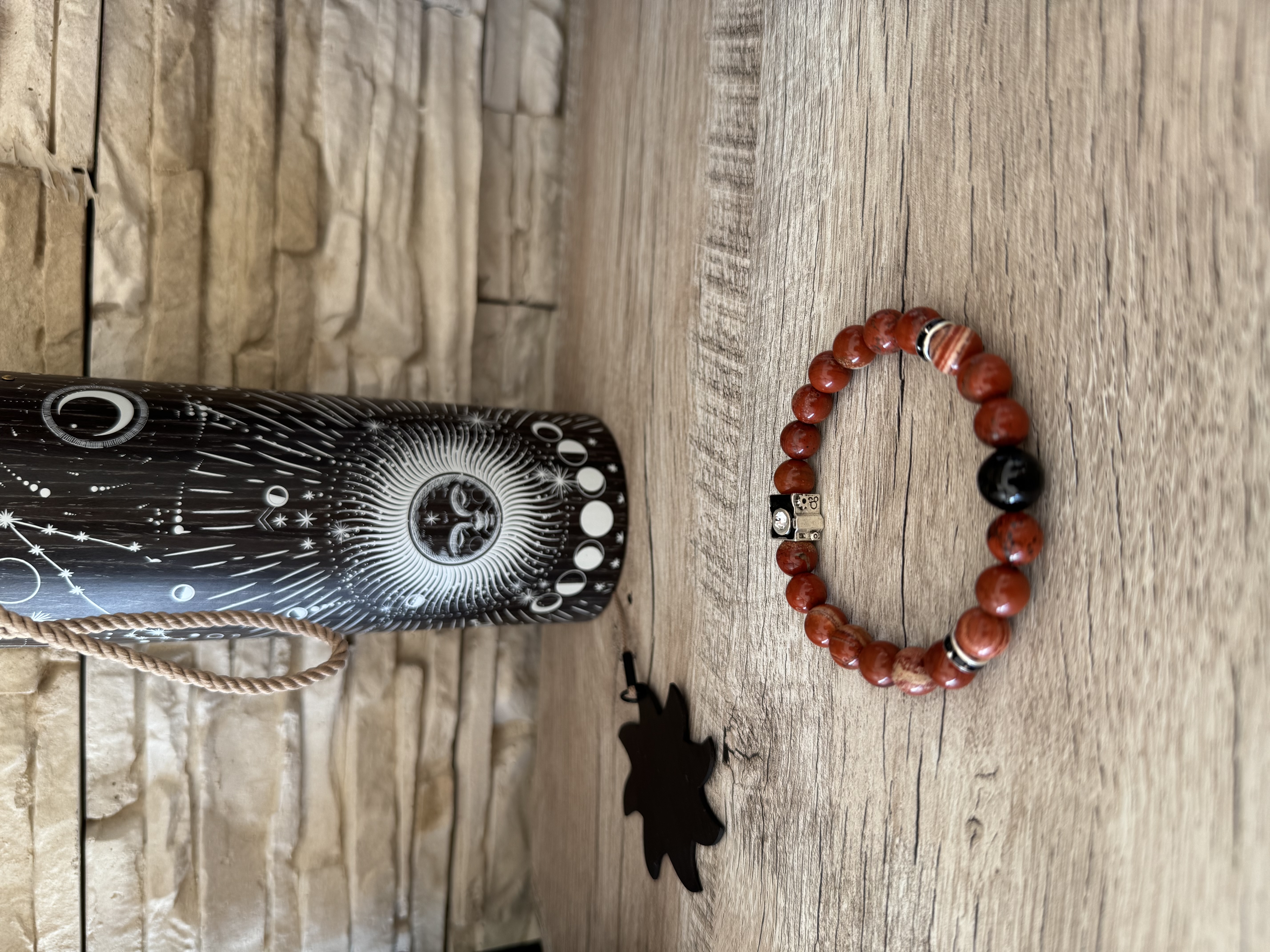 Rankų darbo apyrankė "Klestėjimas" + AFIRMACIJA