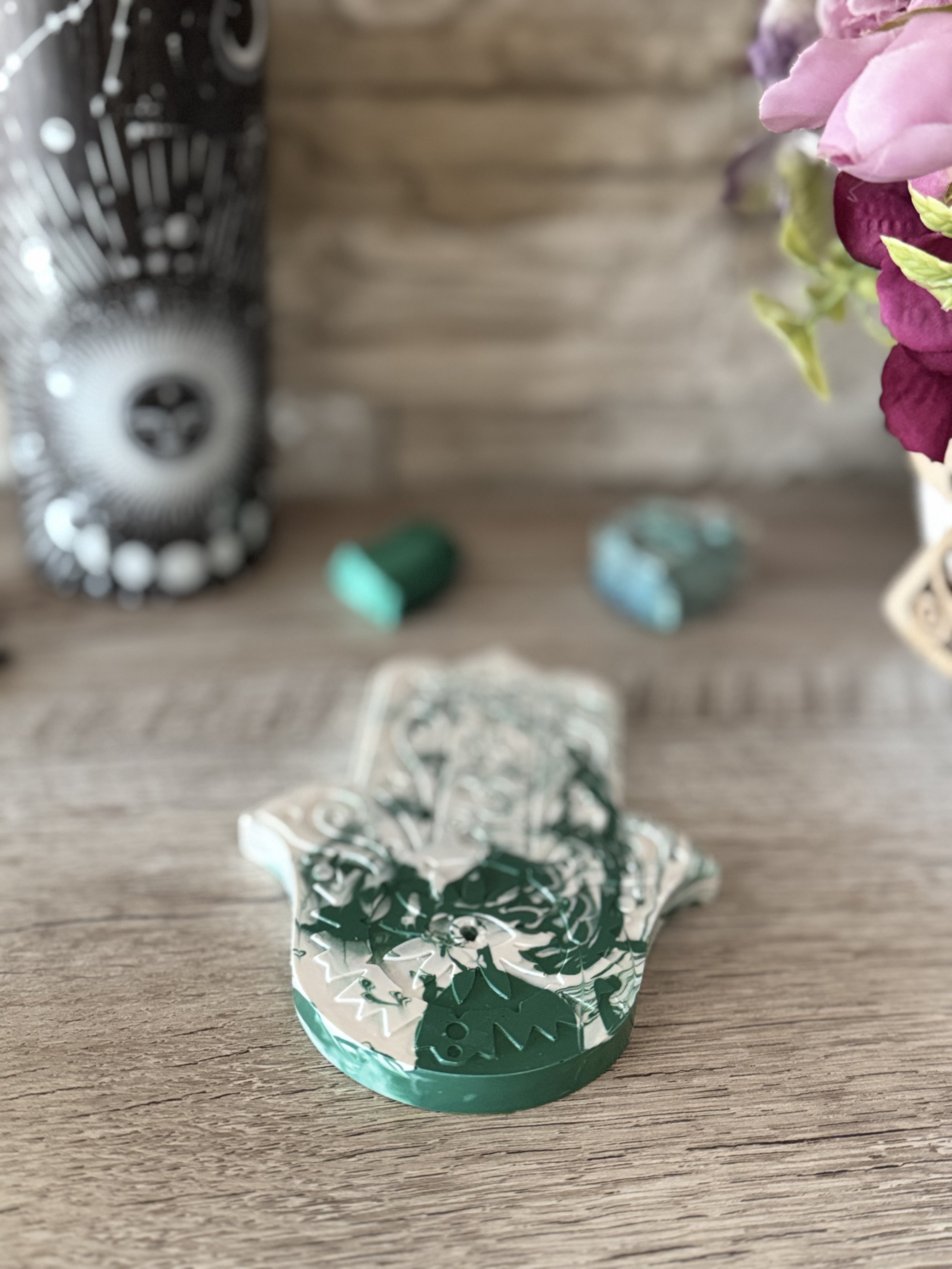 Smilkalinė - padėkliukas “Hamsa ranka”