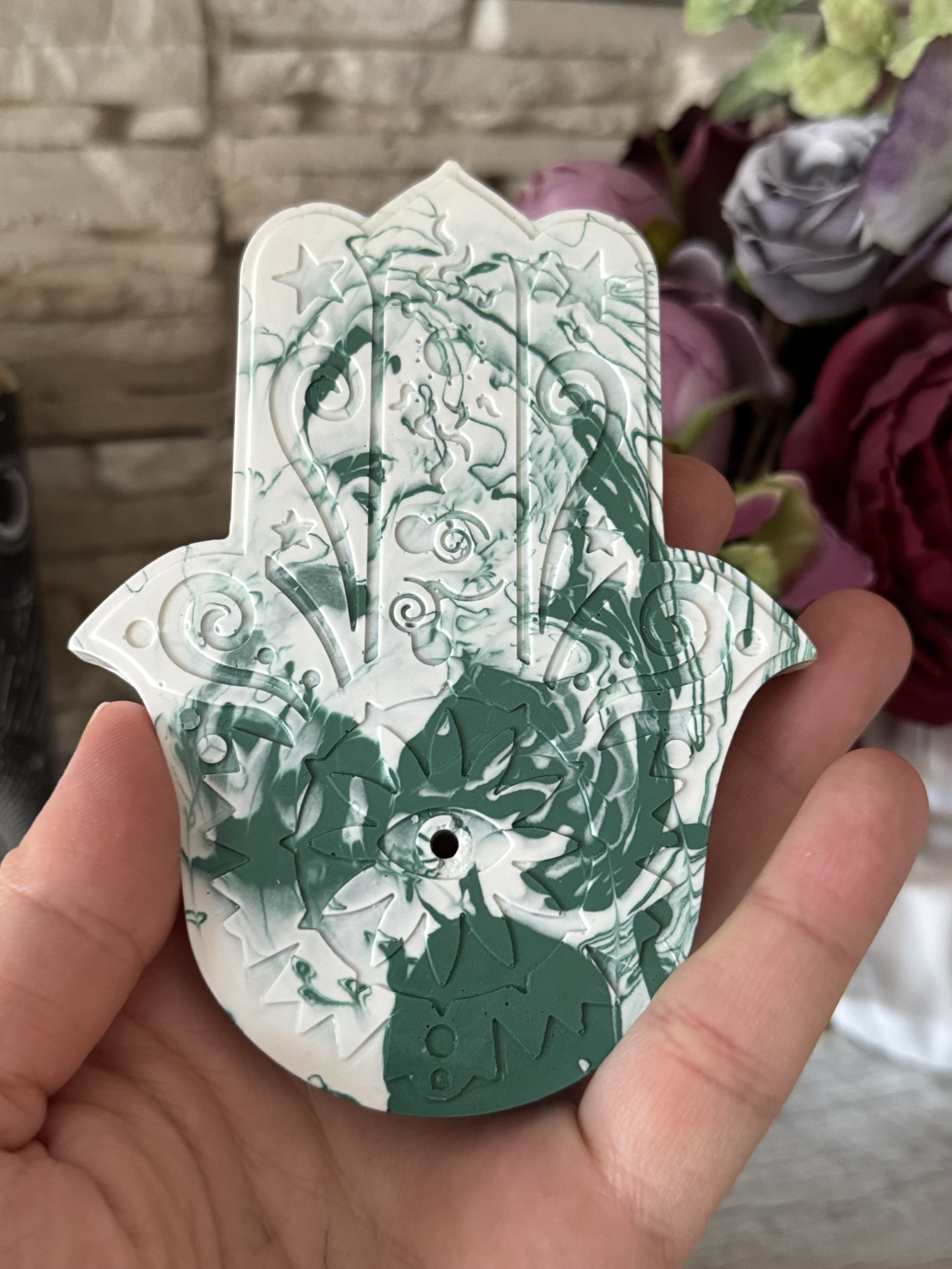 Smilkalinė - padėkliukas “Hamsa ranka”