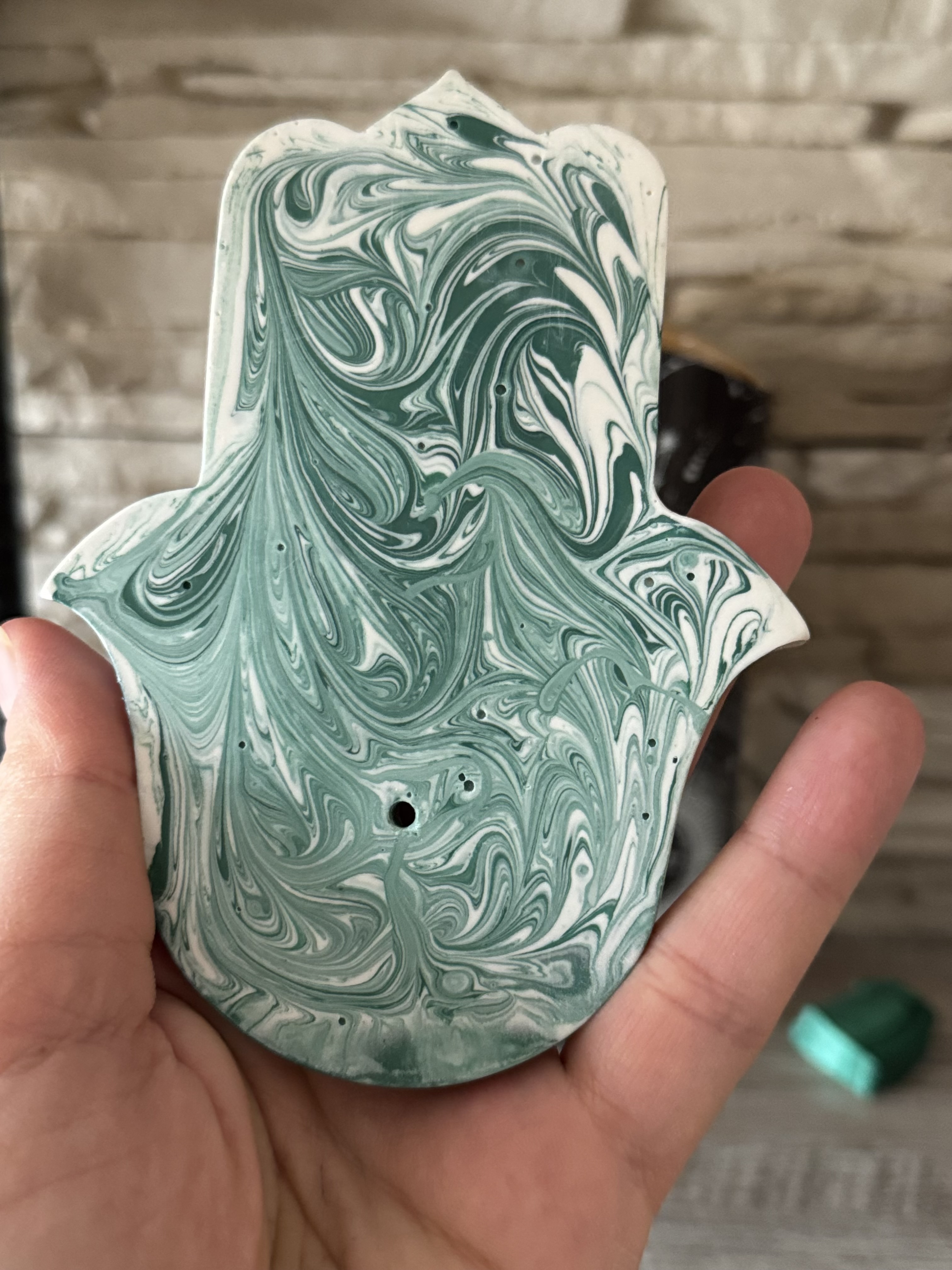 Smilkalinė - padėkliukas “Hamsa ranka”