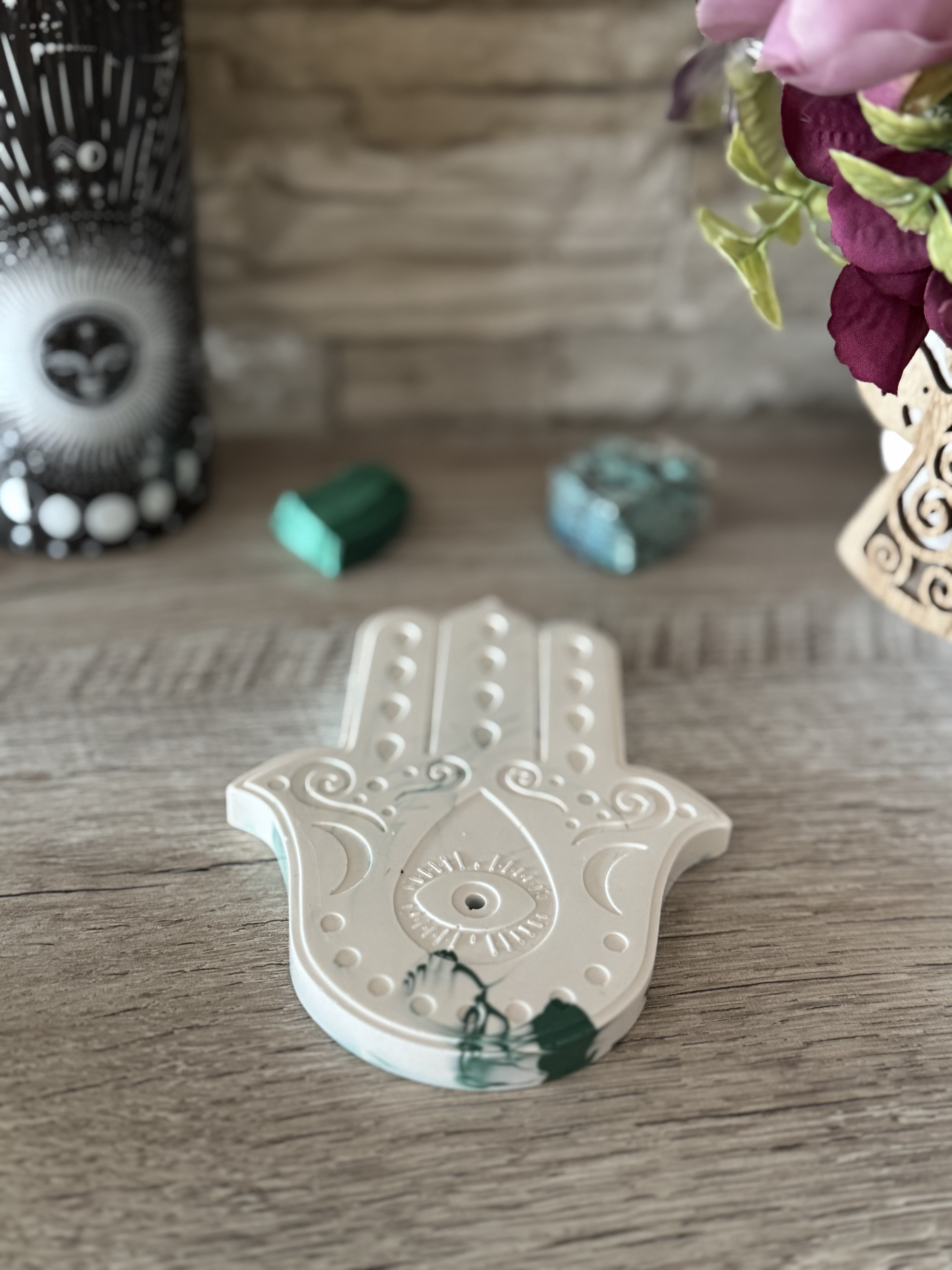 Smilkalinė - padėkliukas “Hamsa ranka” Nr.2