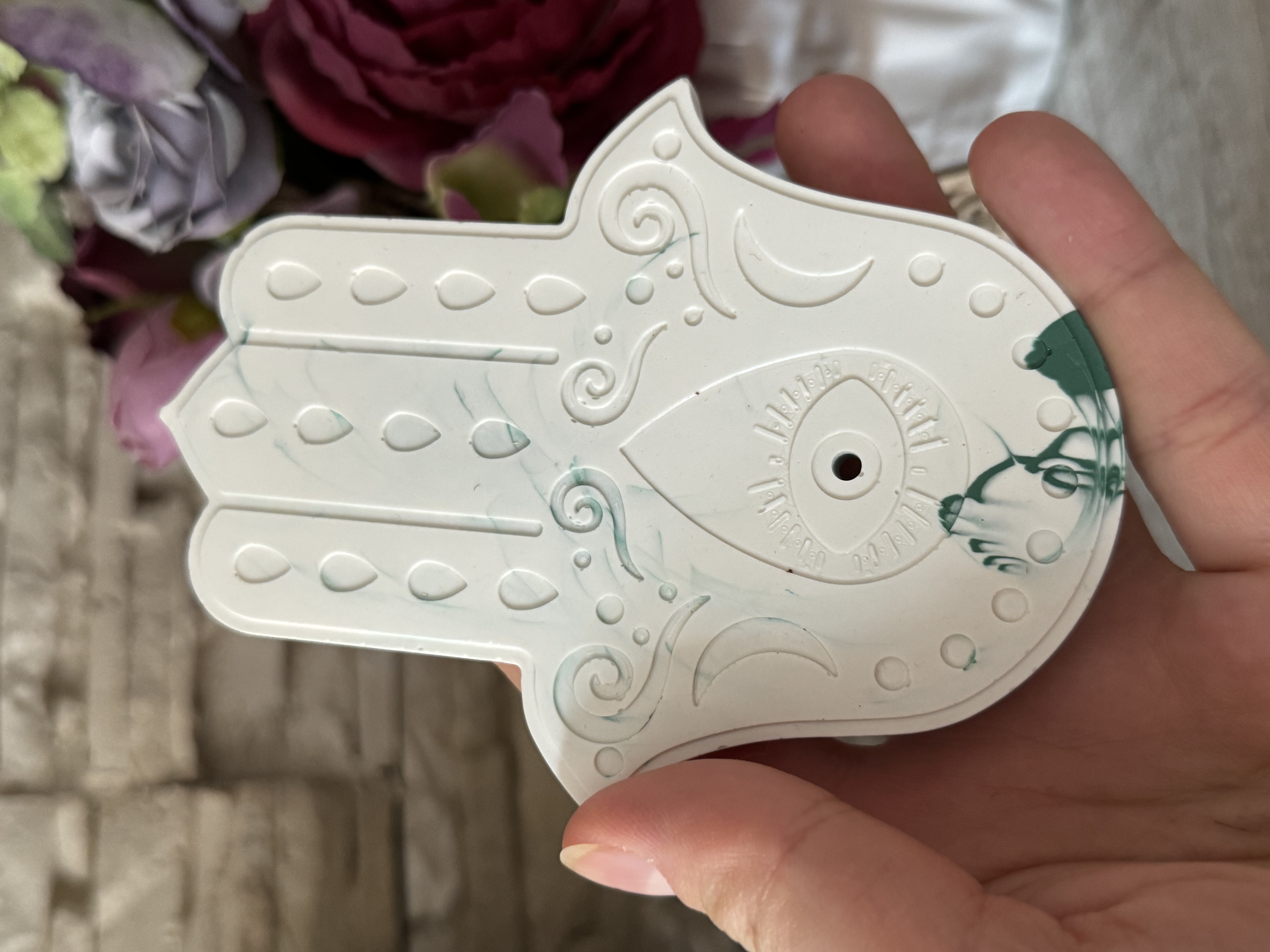 Smilkalinė - padėkliukas “Hamsa ranka” Nr.2