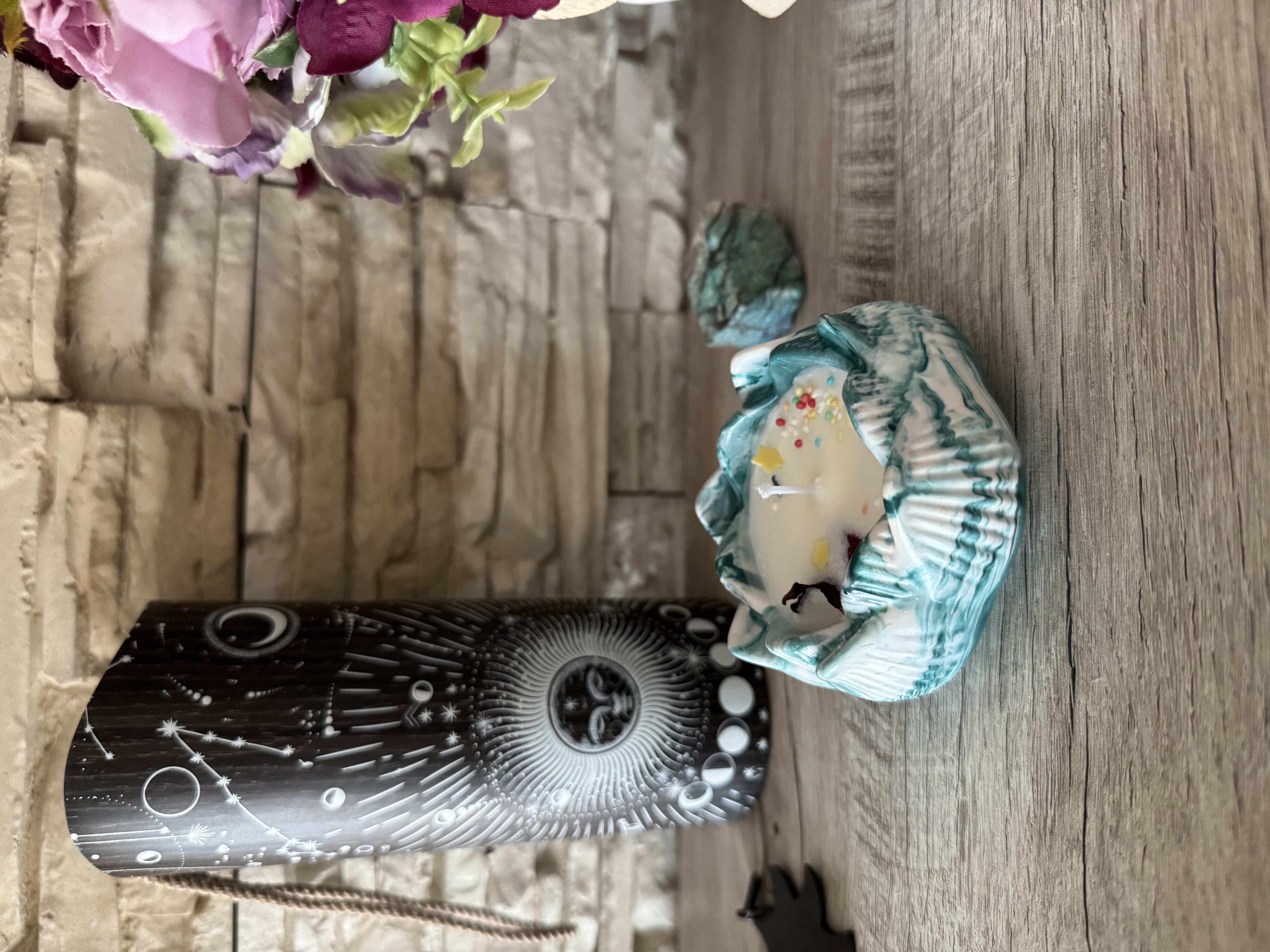 Natūrali žvakė “Lotosas”