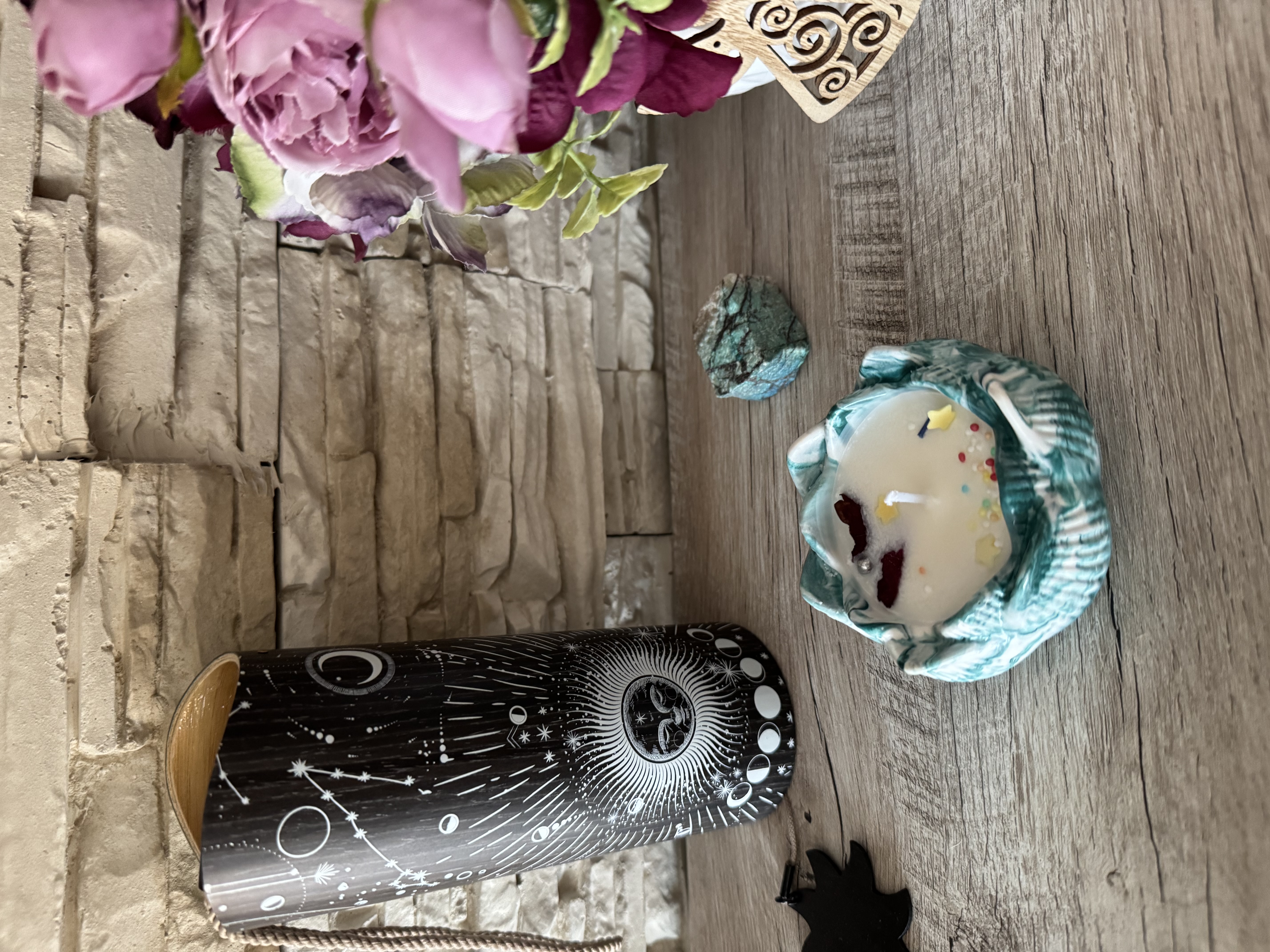 Natūrali žvakė “Lotosas”