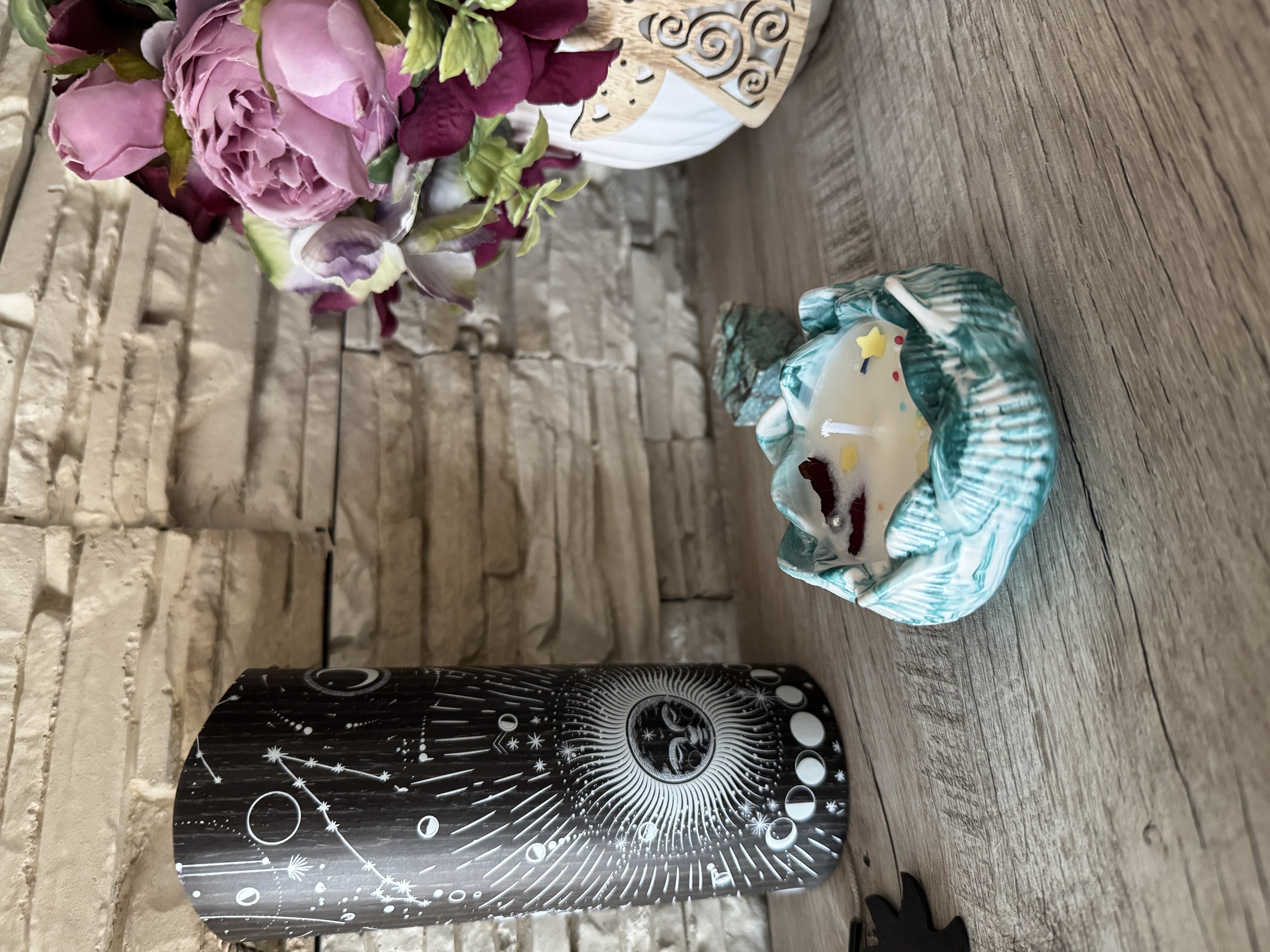 Natūrali žvakė “Lotosas”