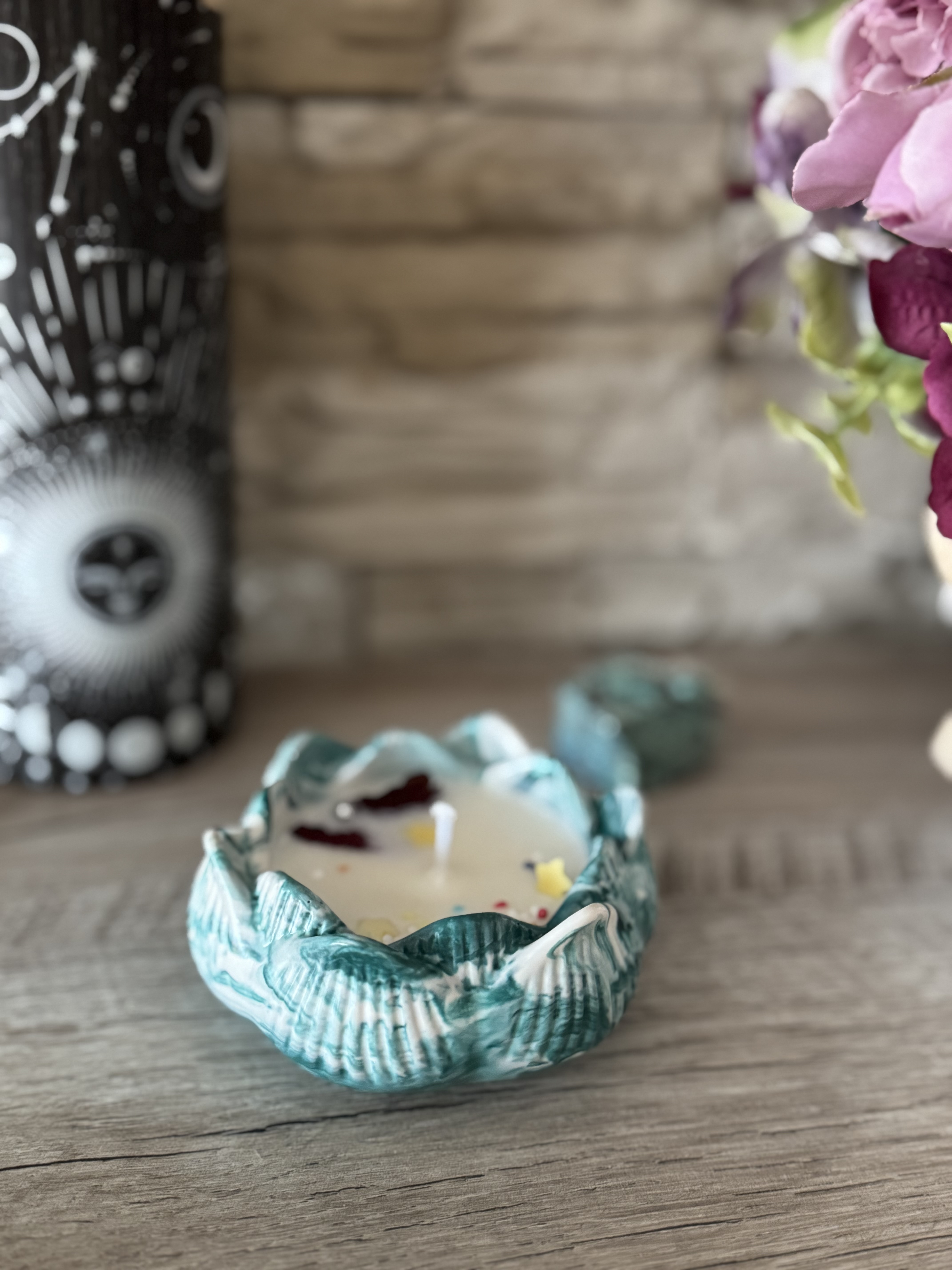 Natūrali žvakė “Lotosas”