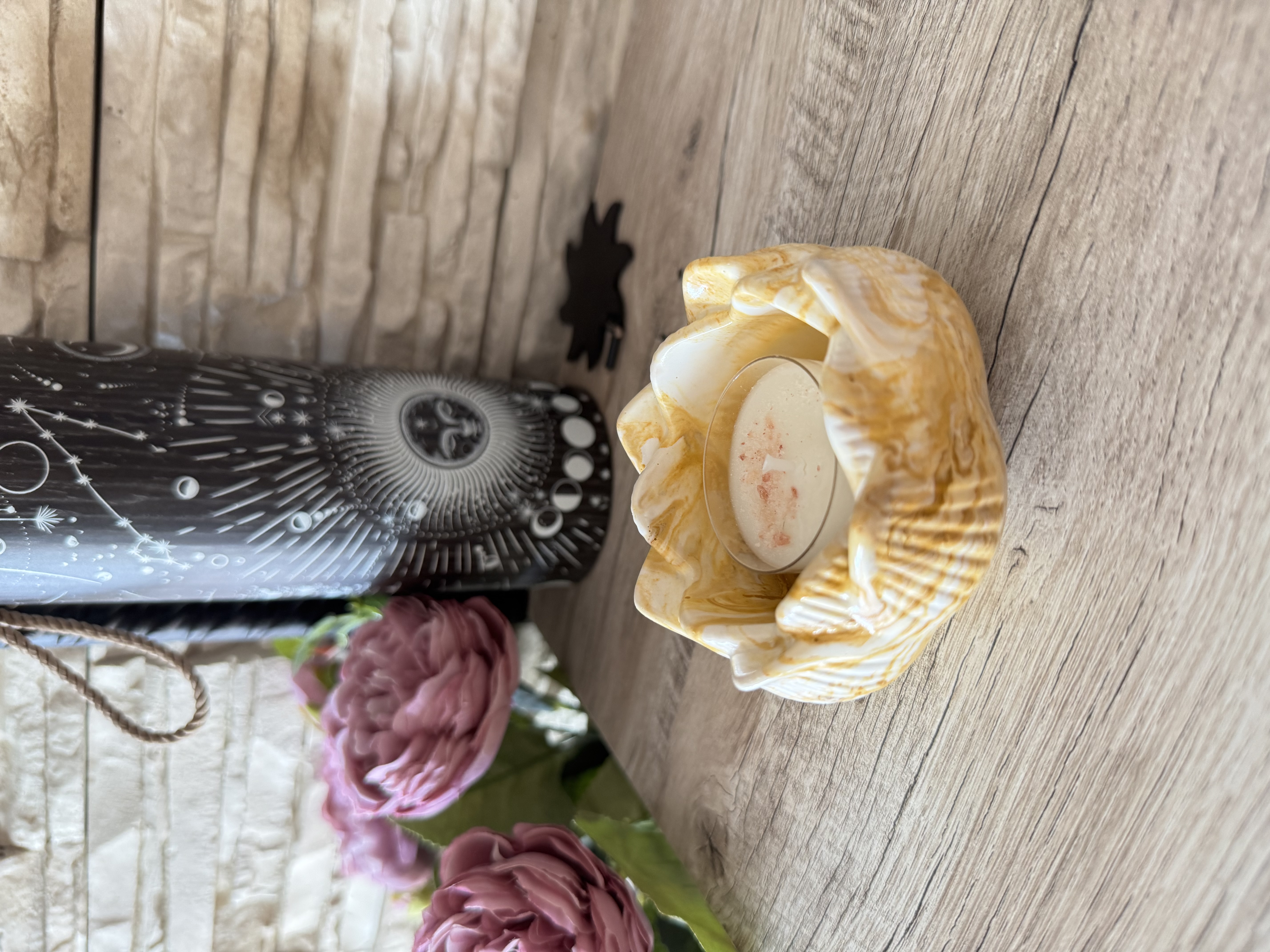  Žvakidė “Lotosas” Nr. 3 + arbatinė žvakutė