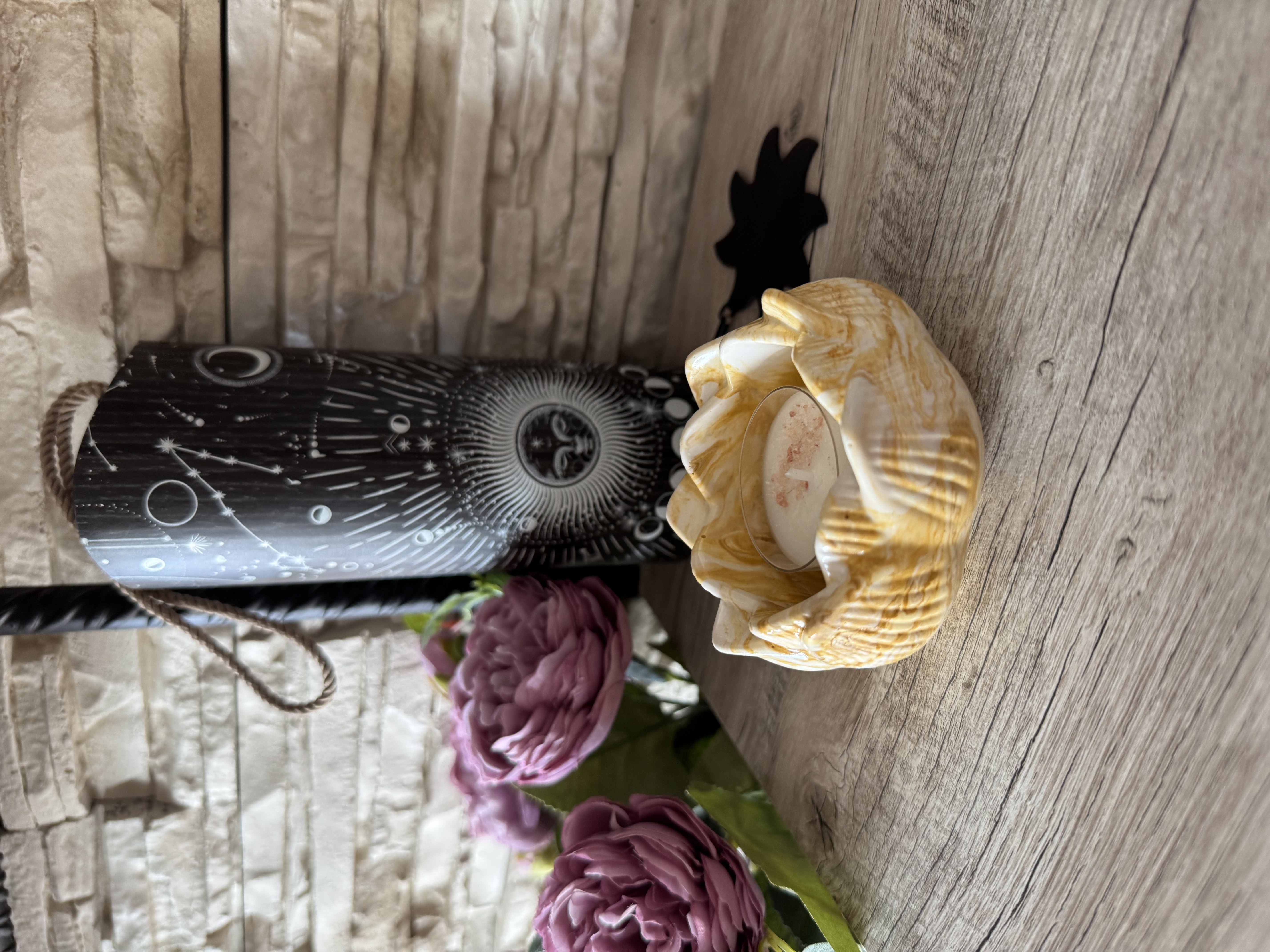  Žvakidė “Lotosas” Nr. 3 + arbatinė žvakutė