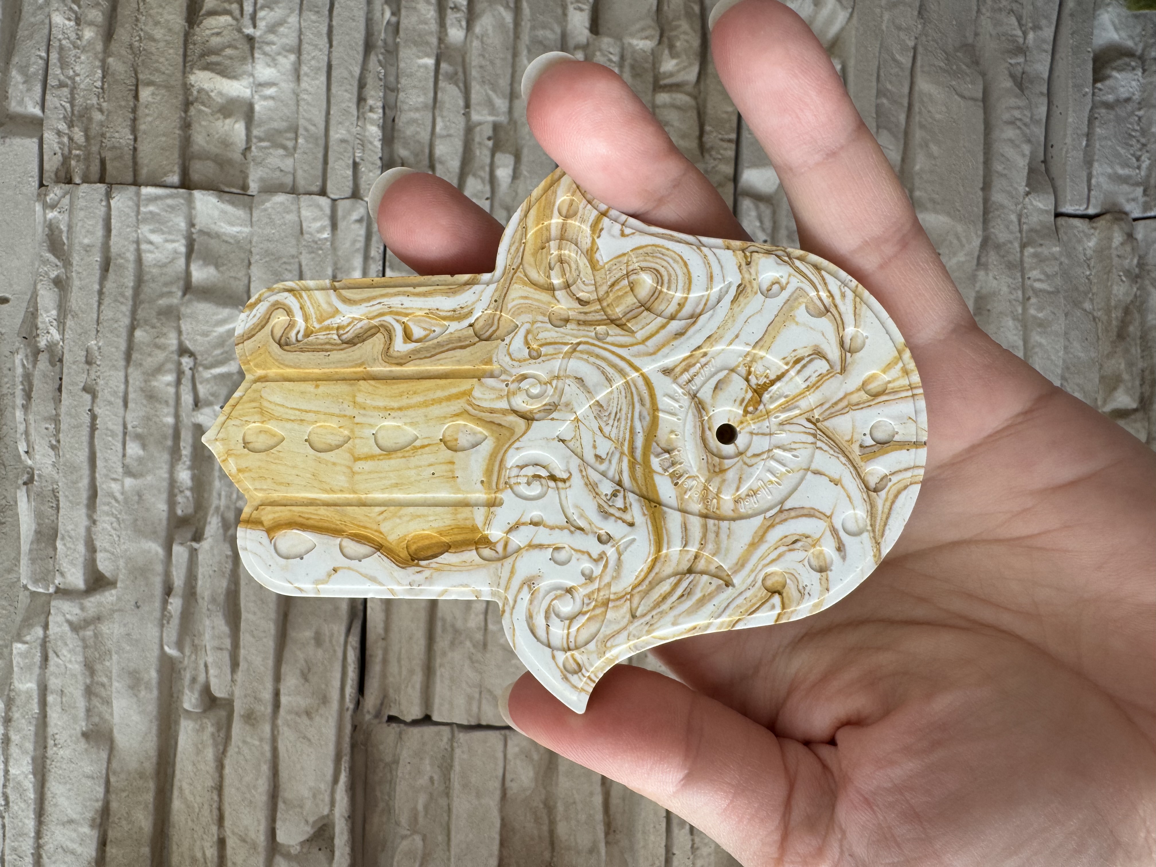 Smilkalinė - padėkliukas “Hamsa ranka” Nr. 7