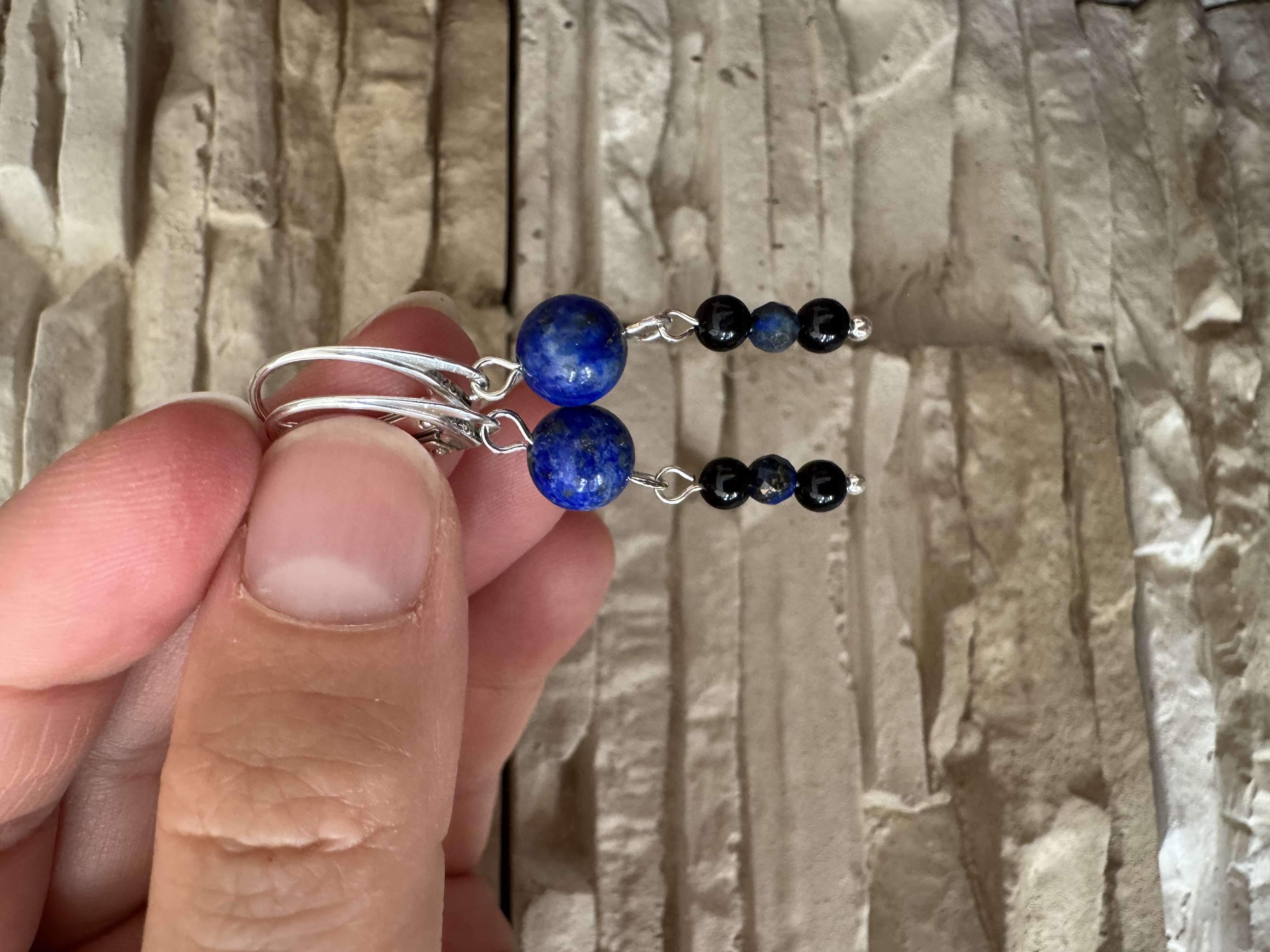 Rankų darbo auskarai "Aiškus matymas" + AFIRMACIJA