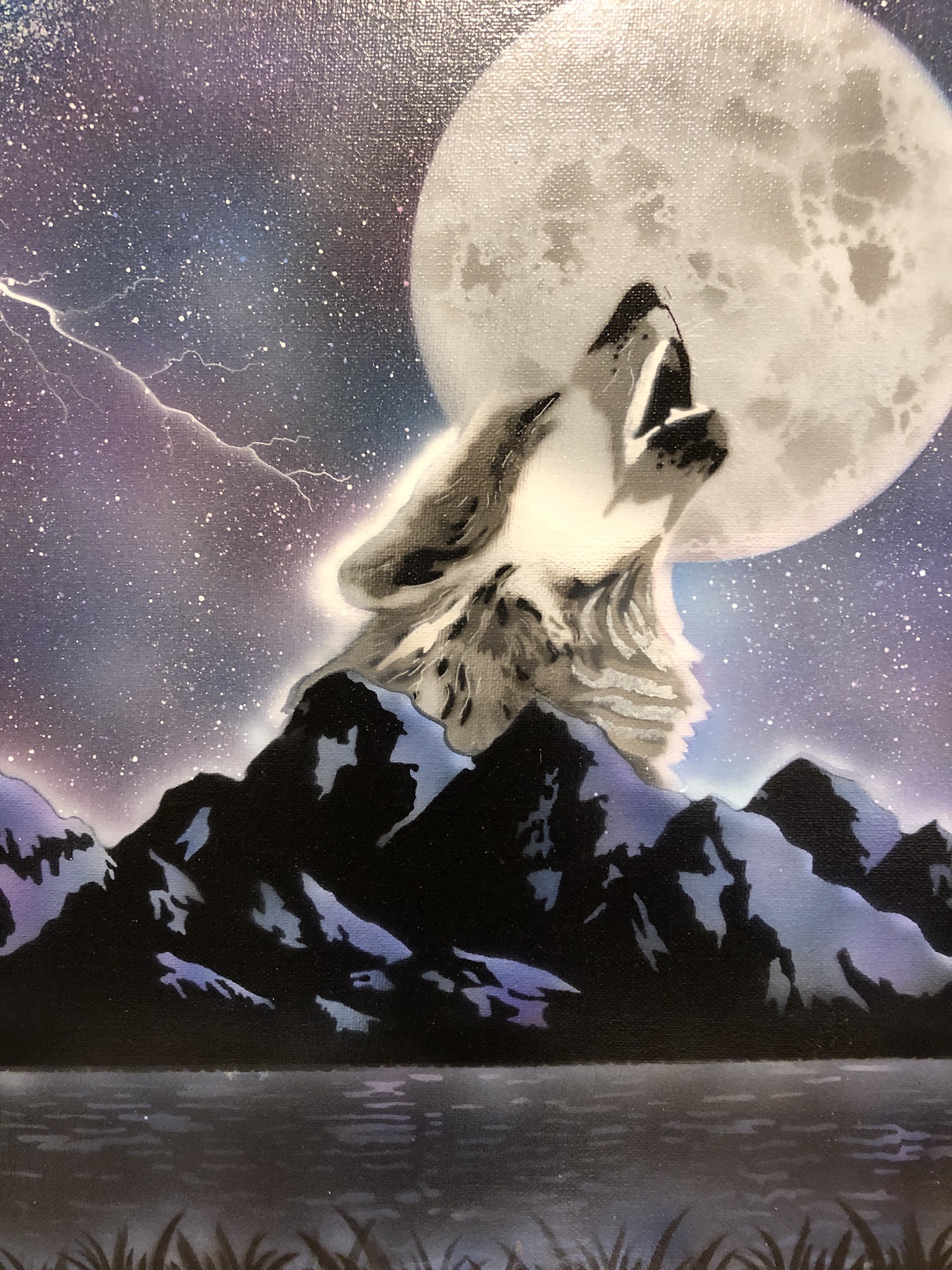 Howling wolf