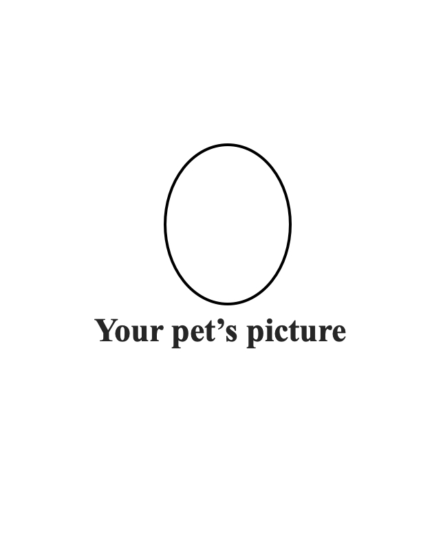 Custom pet and custom background