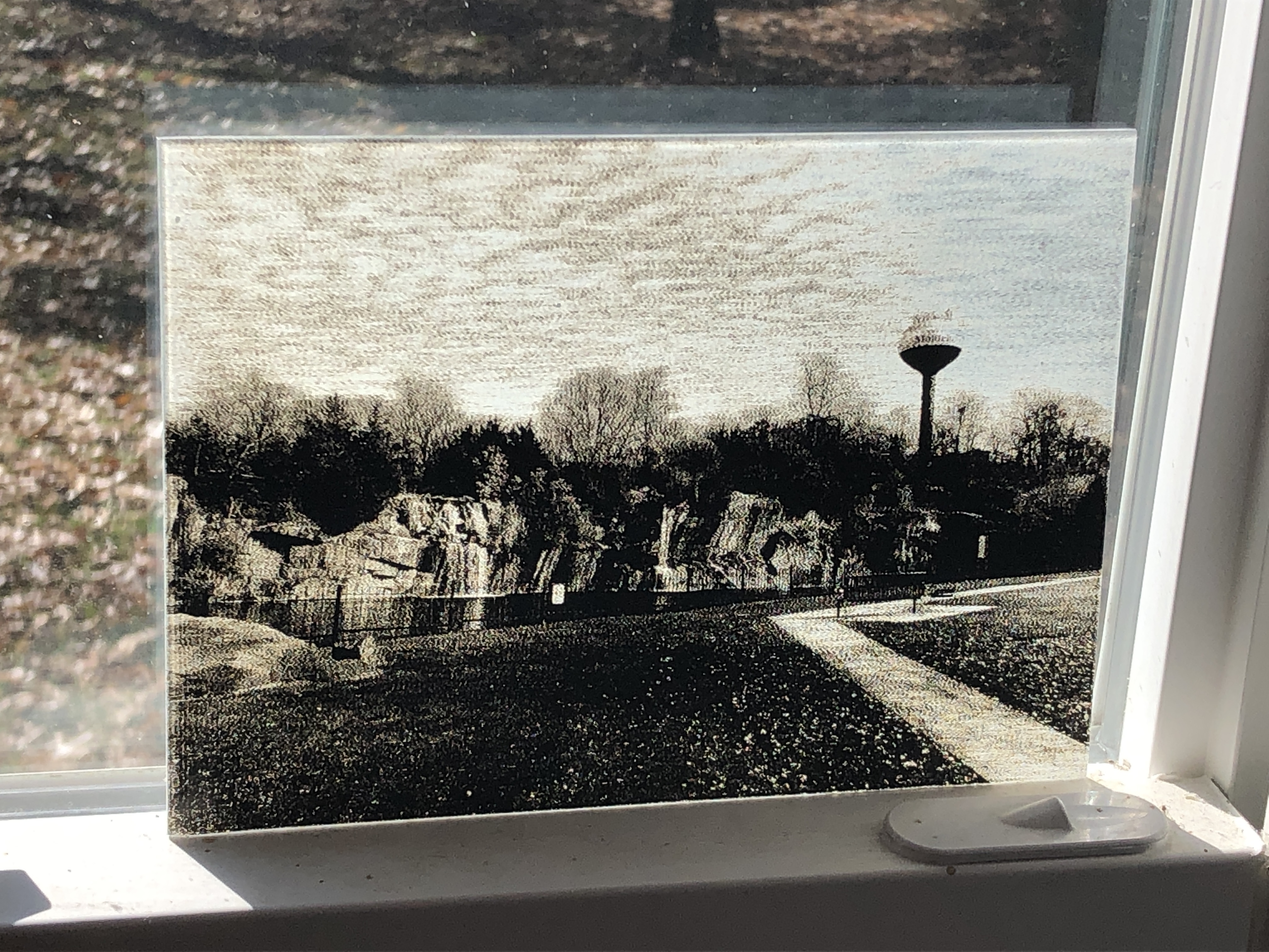 Glass etching