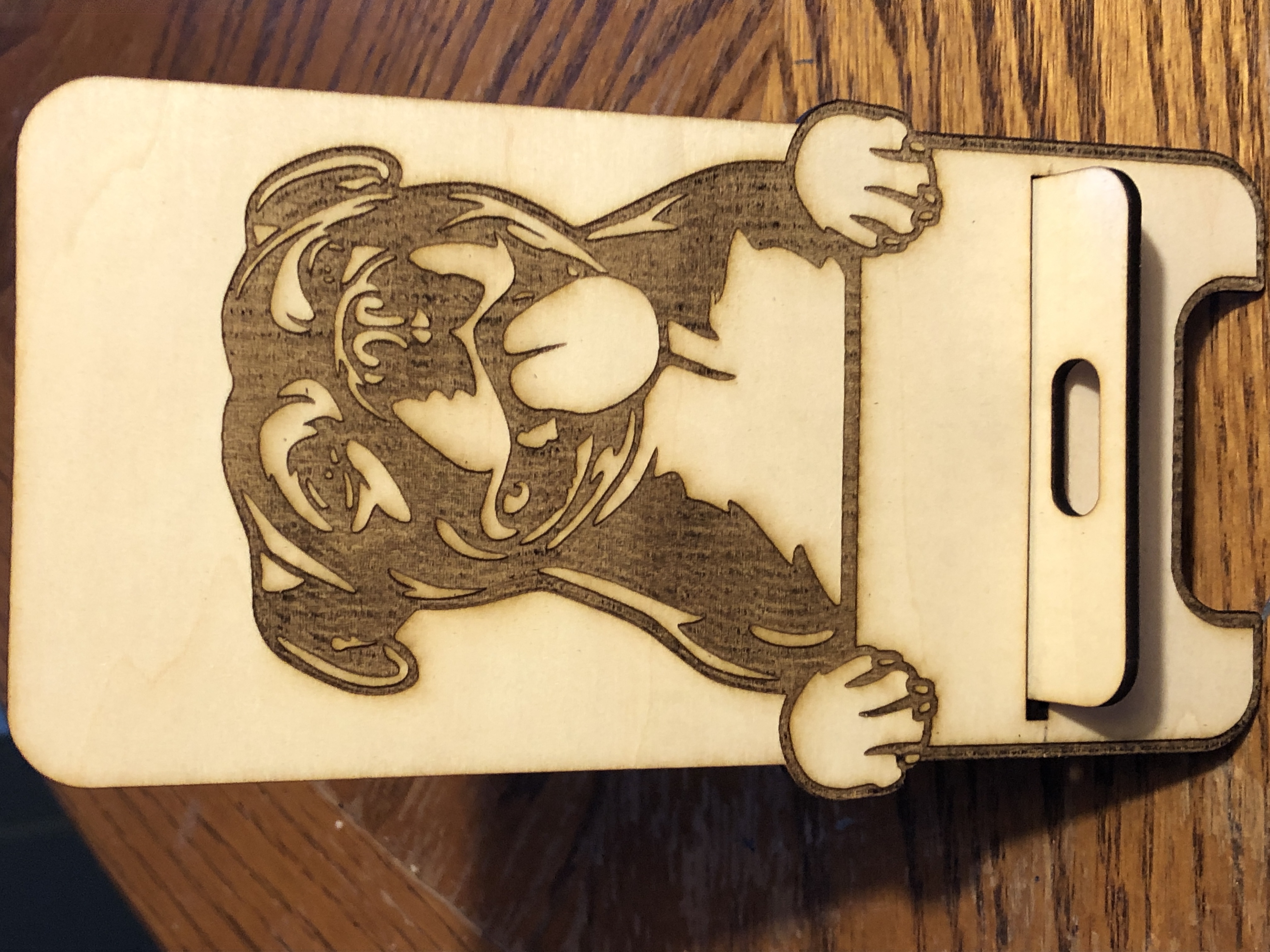 Dog breed cell phone stands