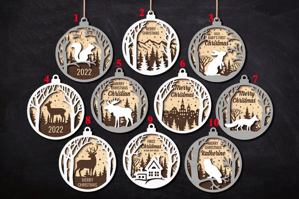 2 layer ornament collection