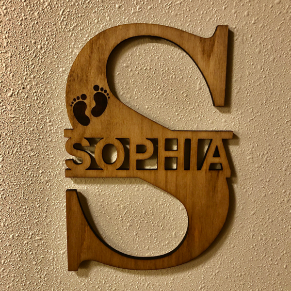Personalized baby or? sign