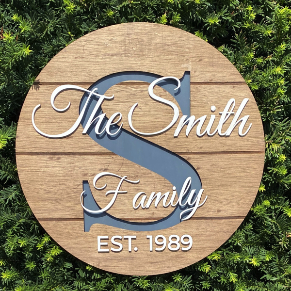 3 layer sign