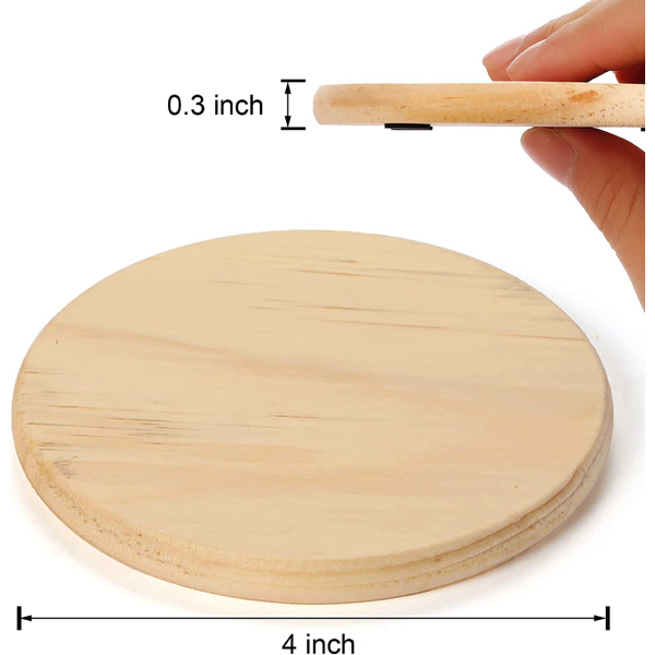 Personalized wood coasters
